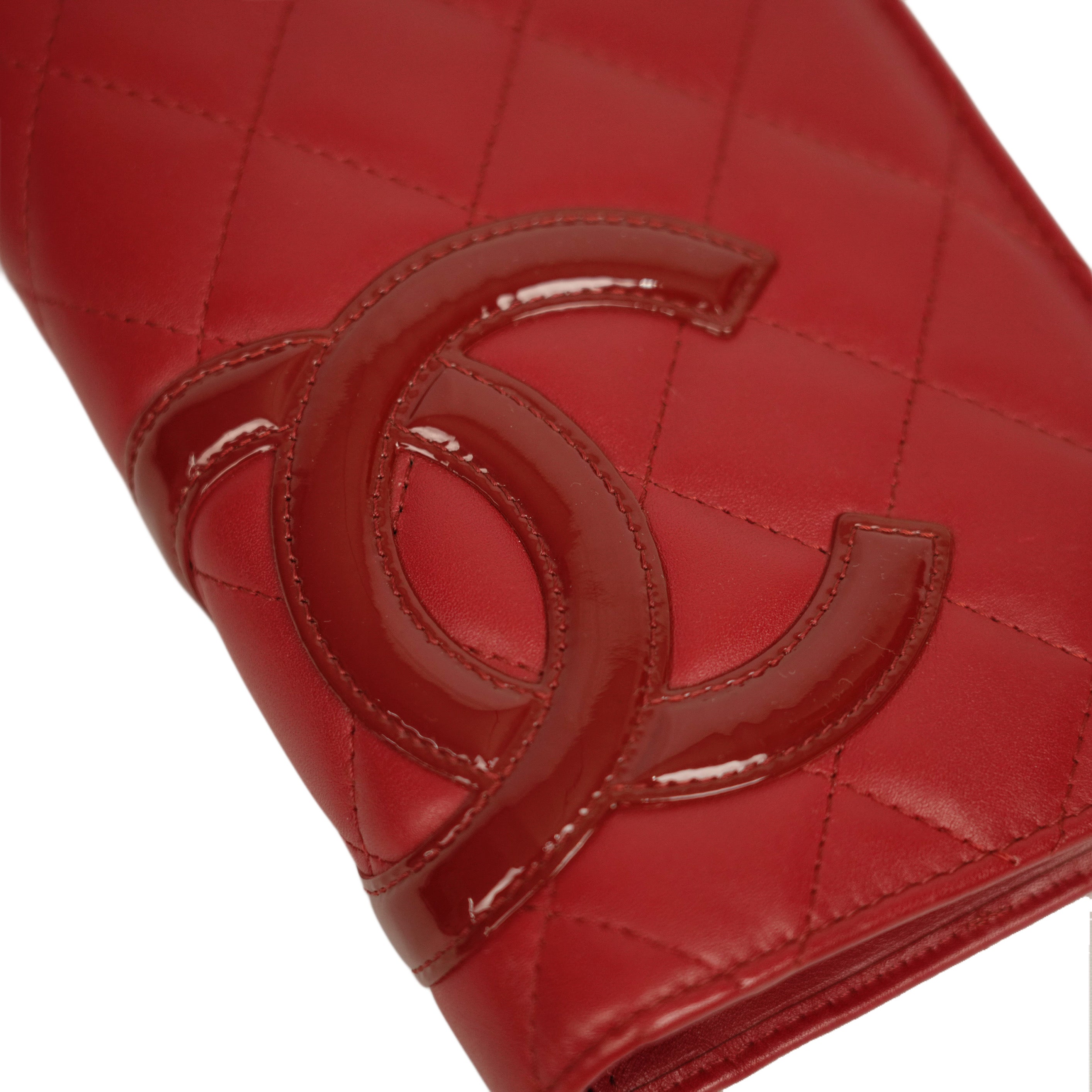CHANEL 2009–2010 Cambon Coco Mark Matelassé Long Wallet