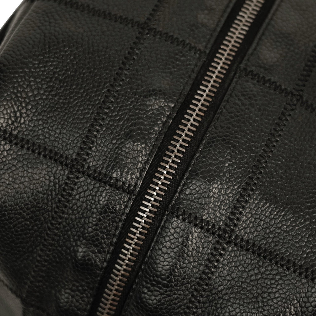 CHANEL 2004–2005 Chocolate Bar Stitch Shoulder Bag