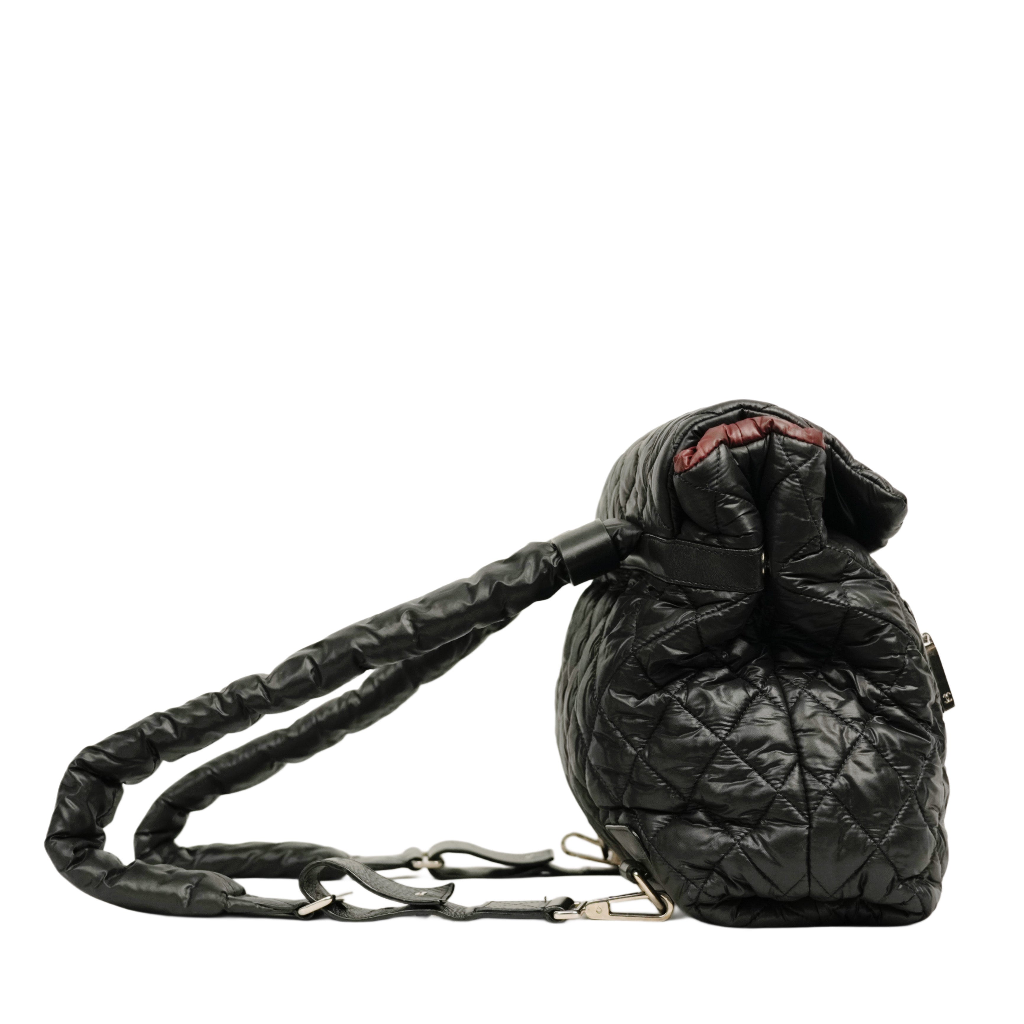 CHANEL 2009-2010Matelasse Coco Cocoon Shoulder Bag/Backpack 2Way