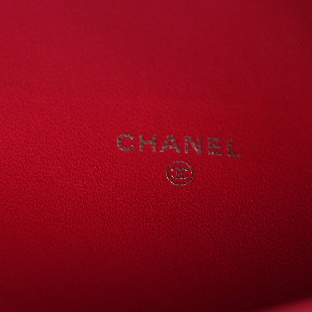 CHANEL 2011 Coco Mark Matelasse Lambskin iPad Case