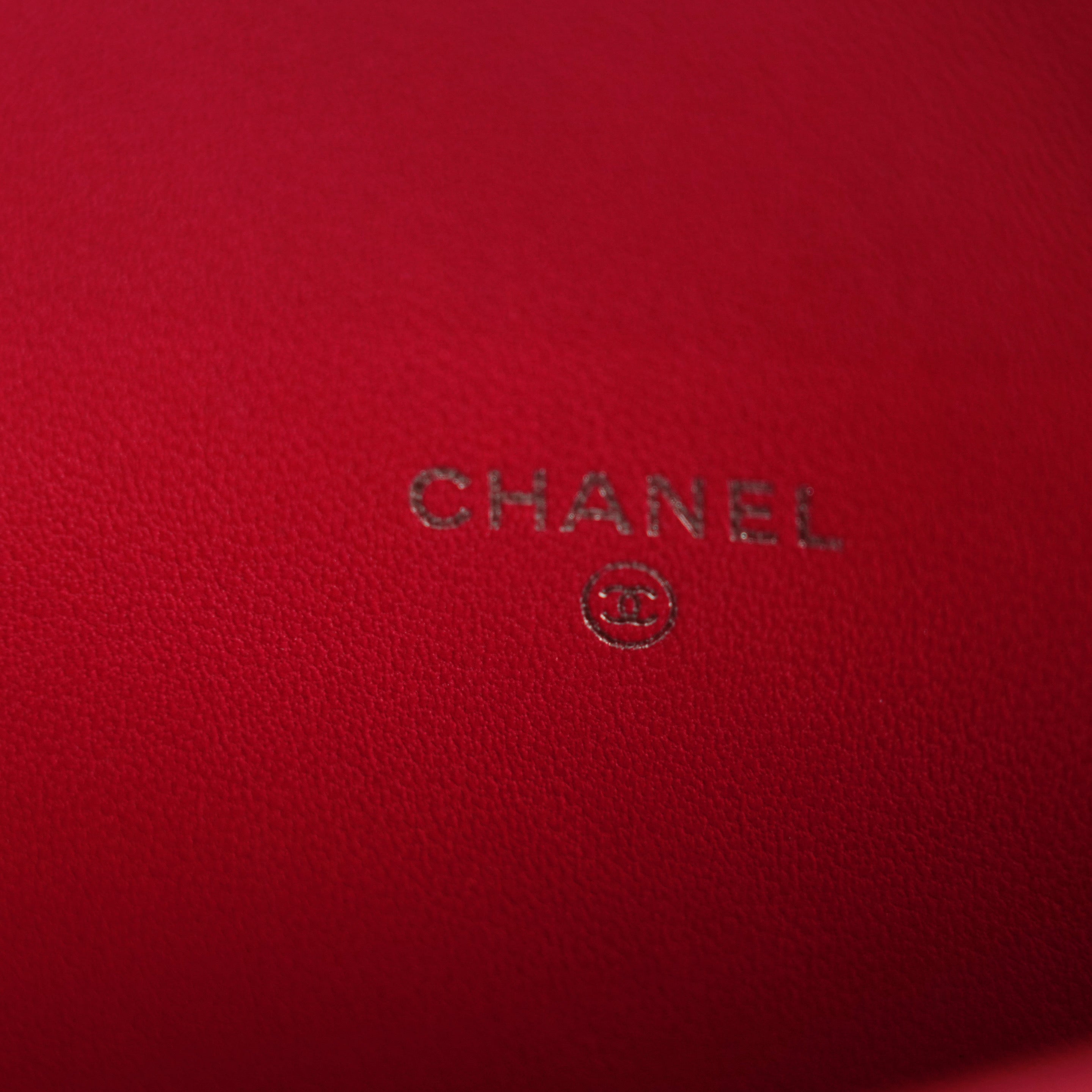 CHANEL 2011 Coco Mark Matelasse Lambskin iPad Case