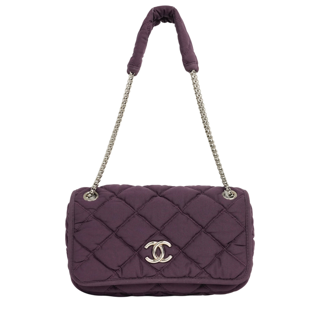 CHANEL 2008–2009 Matelassé Quilted Chain Shoulder Bag