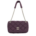 CHANEL 2008–2009 Matelassé Quilted Chain Shoulder Bag