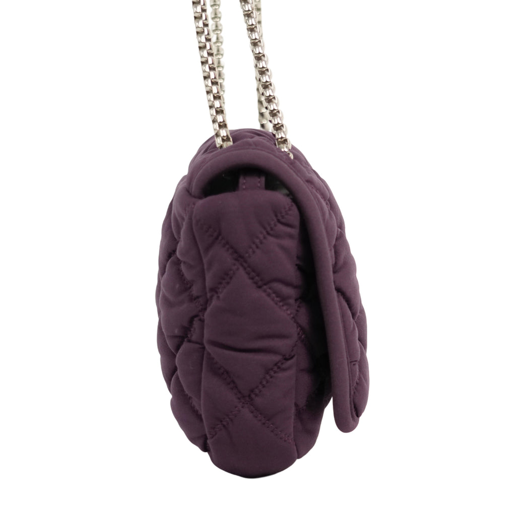 CHANEL 2008–2009 Matelassé Quilted Chain Shoulder Bag