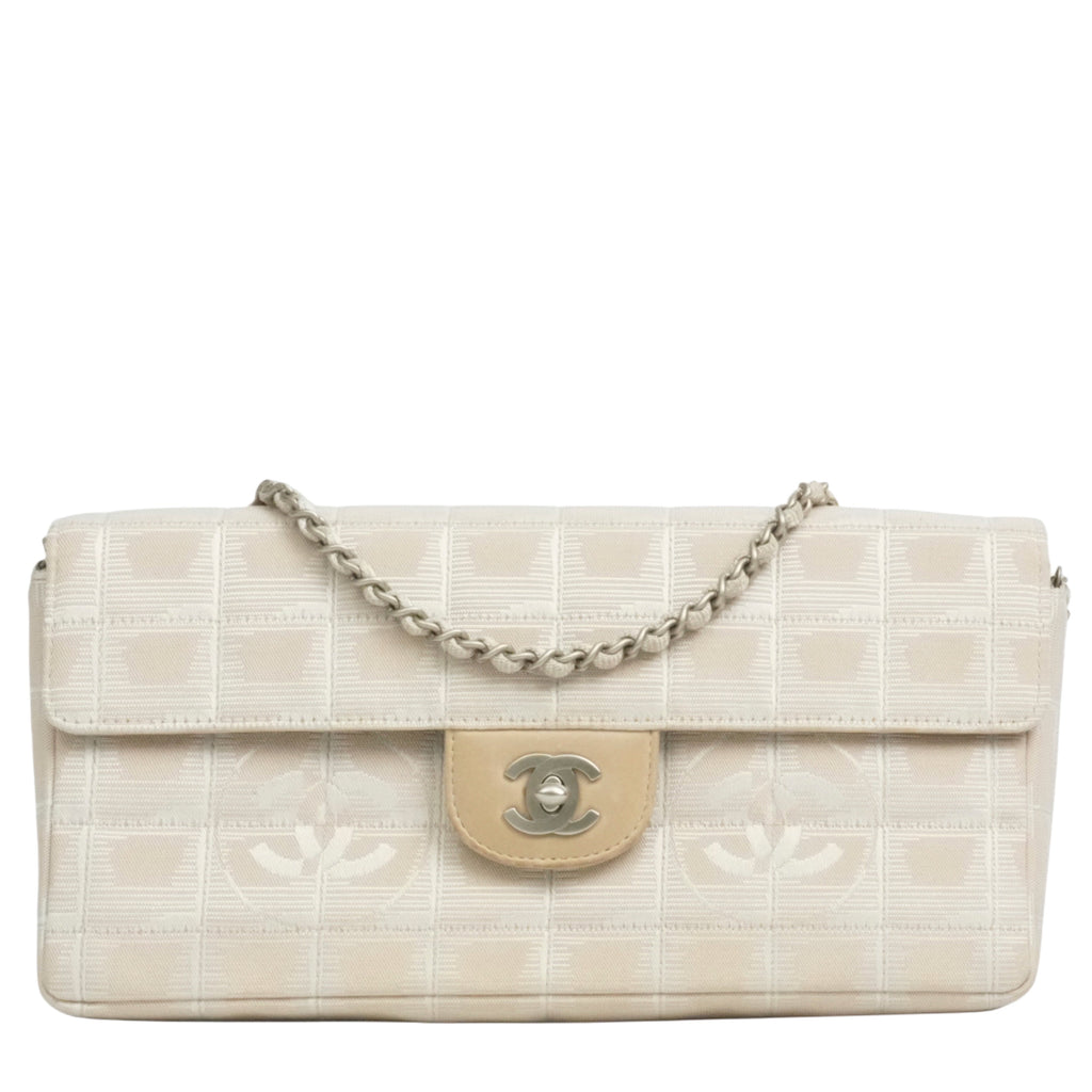CHANEL 2000–2002 Coco Mark New Travel Line Nylon Shoulder Bag