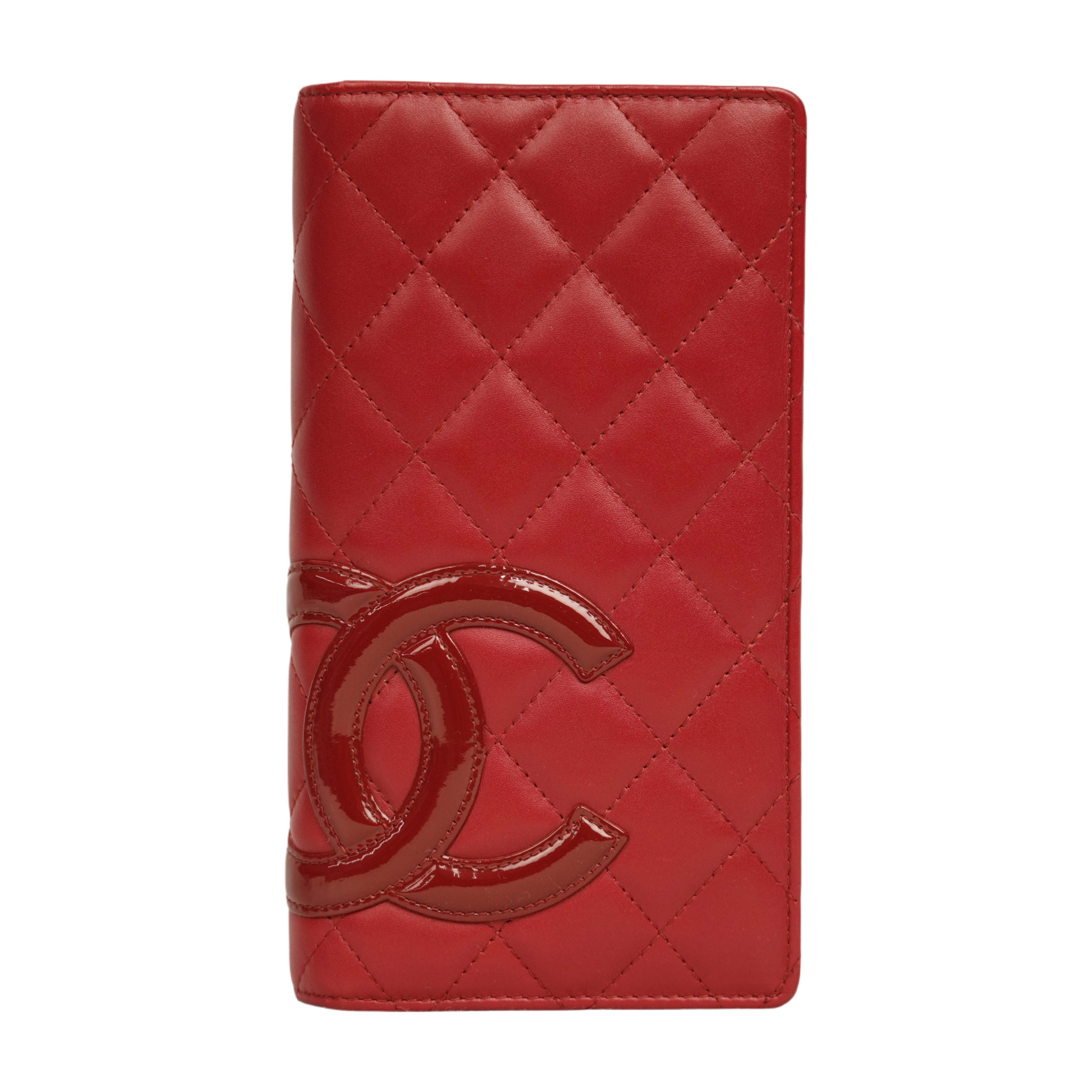 CHANEL 2009–2010 Cambon Coco Mark Matelassé Long Wallet