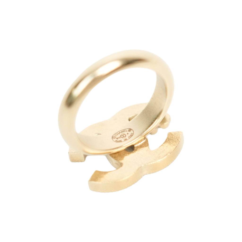 CHANEL Clover Coco Mark Ring