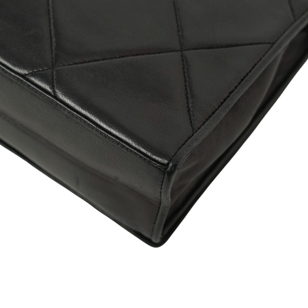 CHANEL 1986-1988Matelasse Chain Coco Mark Lambskin Shoulder Bag