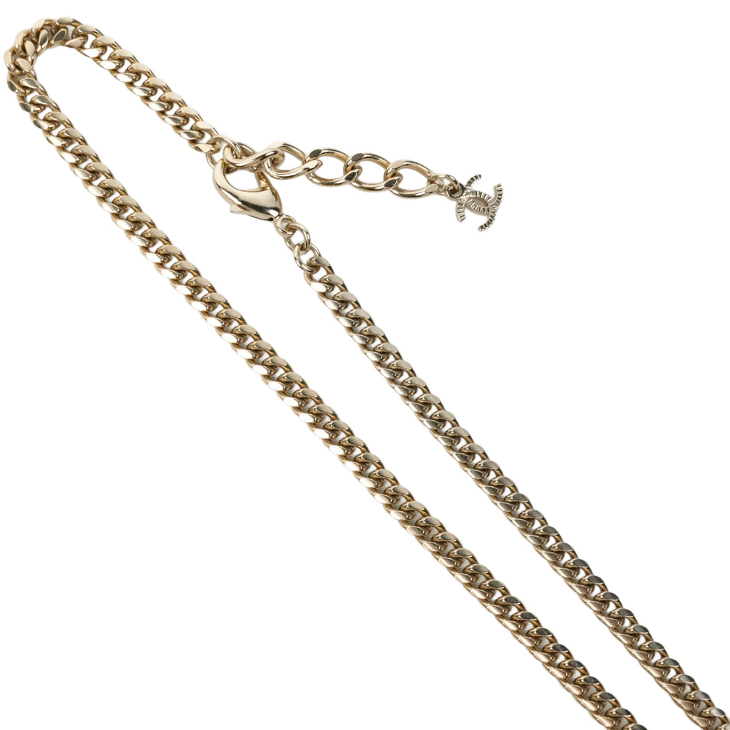 CHANEL Bottle Motif Necklace