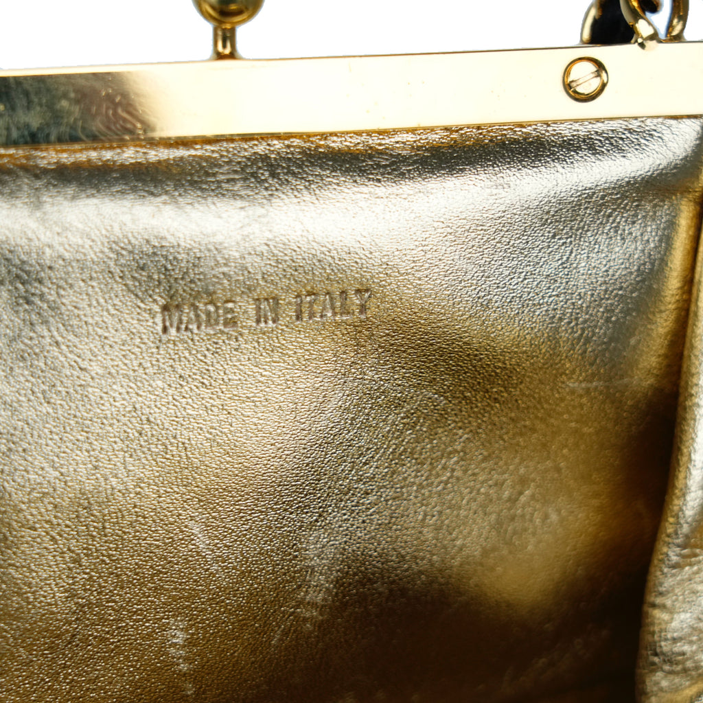 CHANEL 1996-1997 Chain Kiss Lock Shoulder Bag