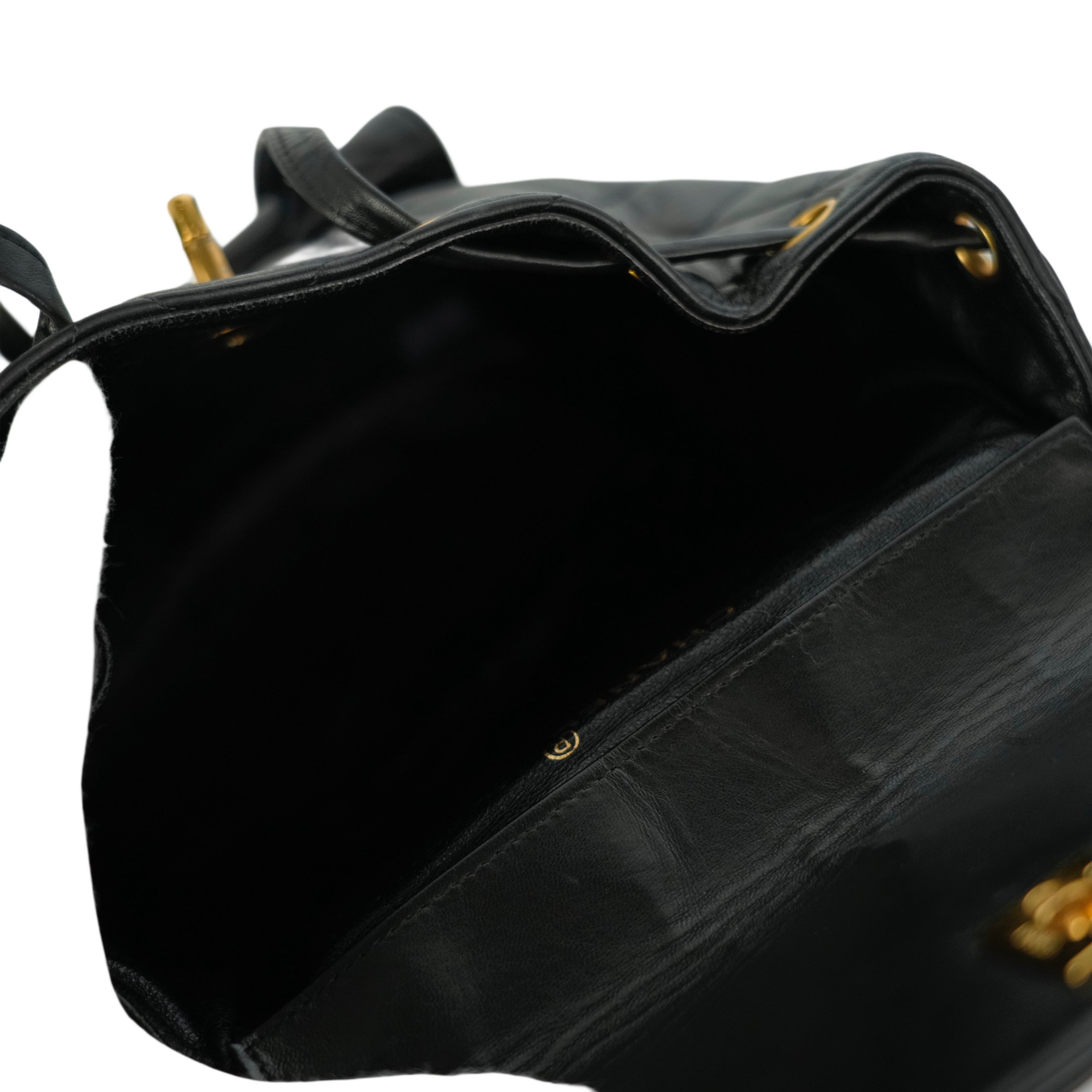 CHANEL 1994-1996 Matelassé Chain Lambskin Backpack