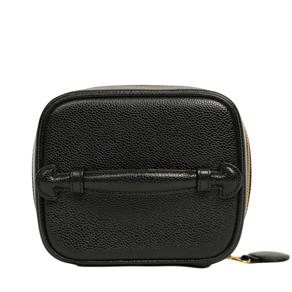 CHANEL 1997-1999 Vanity Caviar Skin Handbag