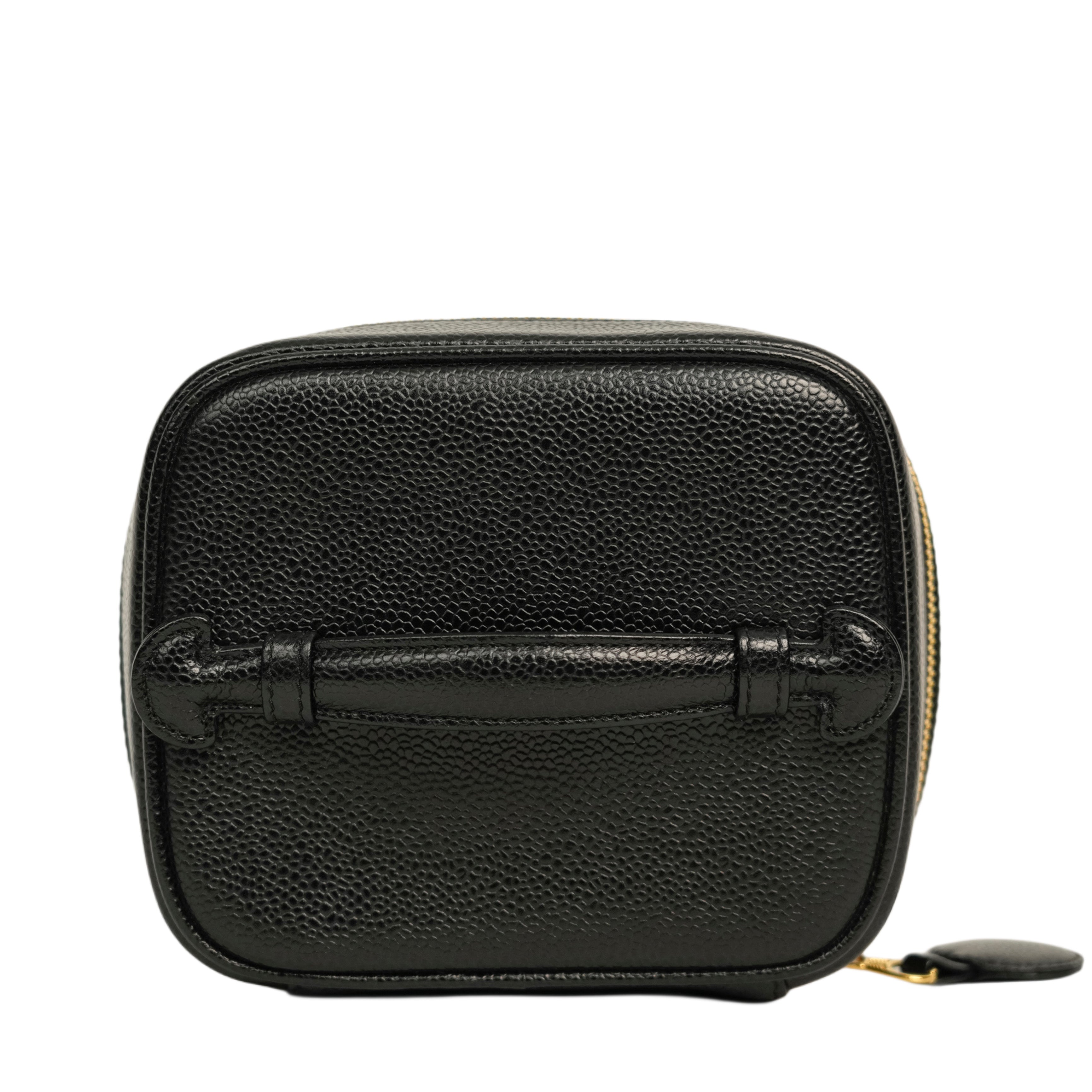 CHANEL 1997-1999 Vanity Caviar Skin Handbag
