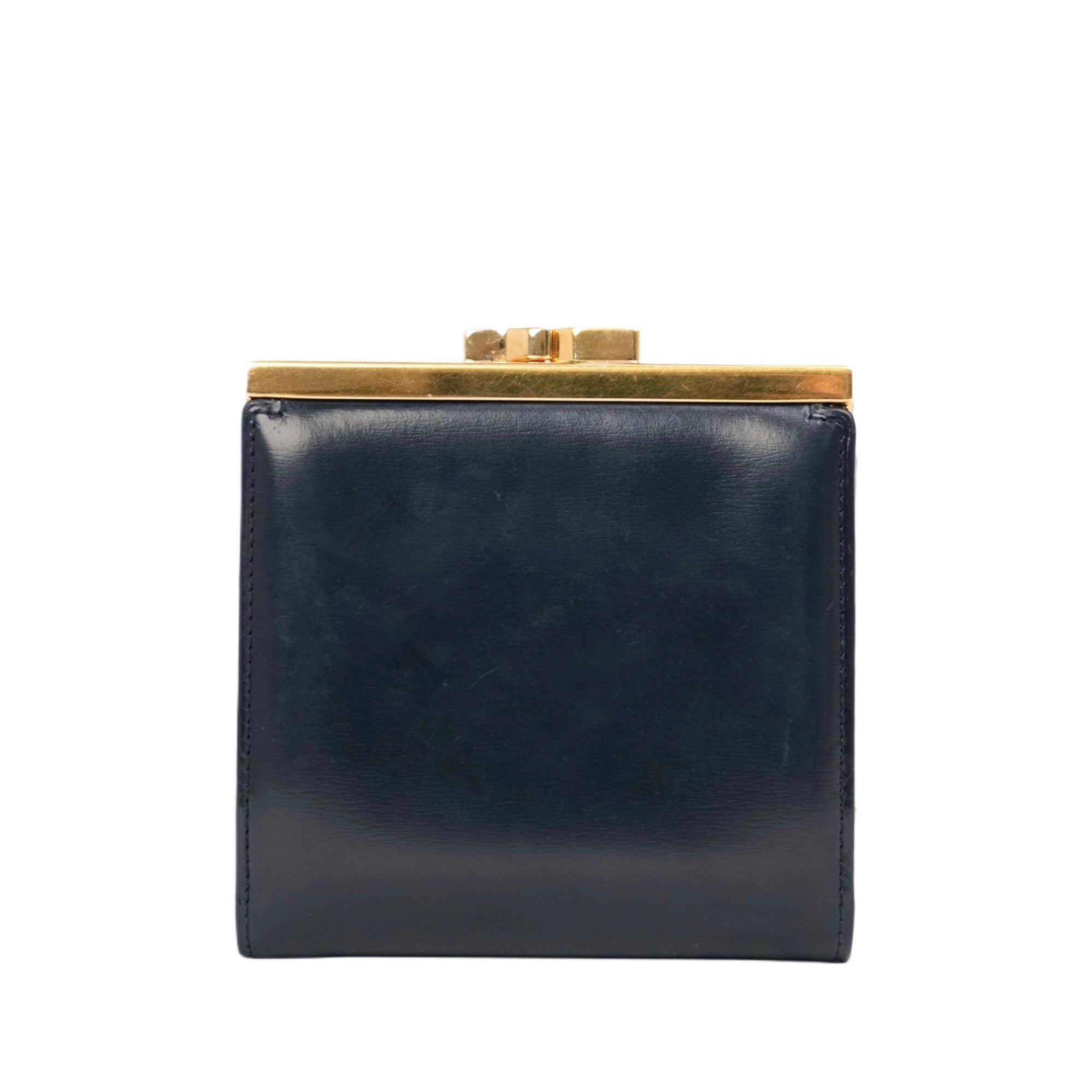 CARTIER Kiss Lock Tri-Fold Wallet