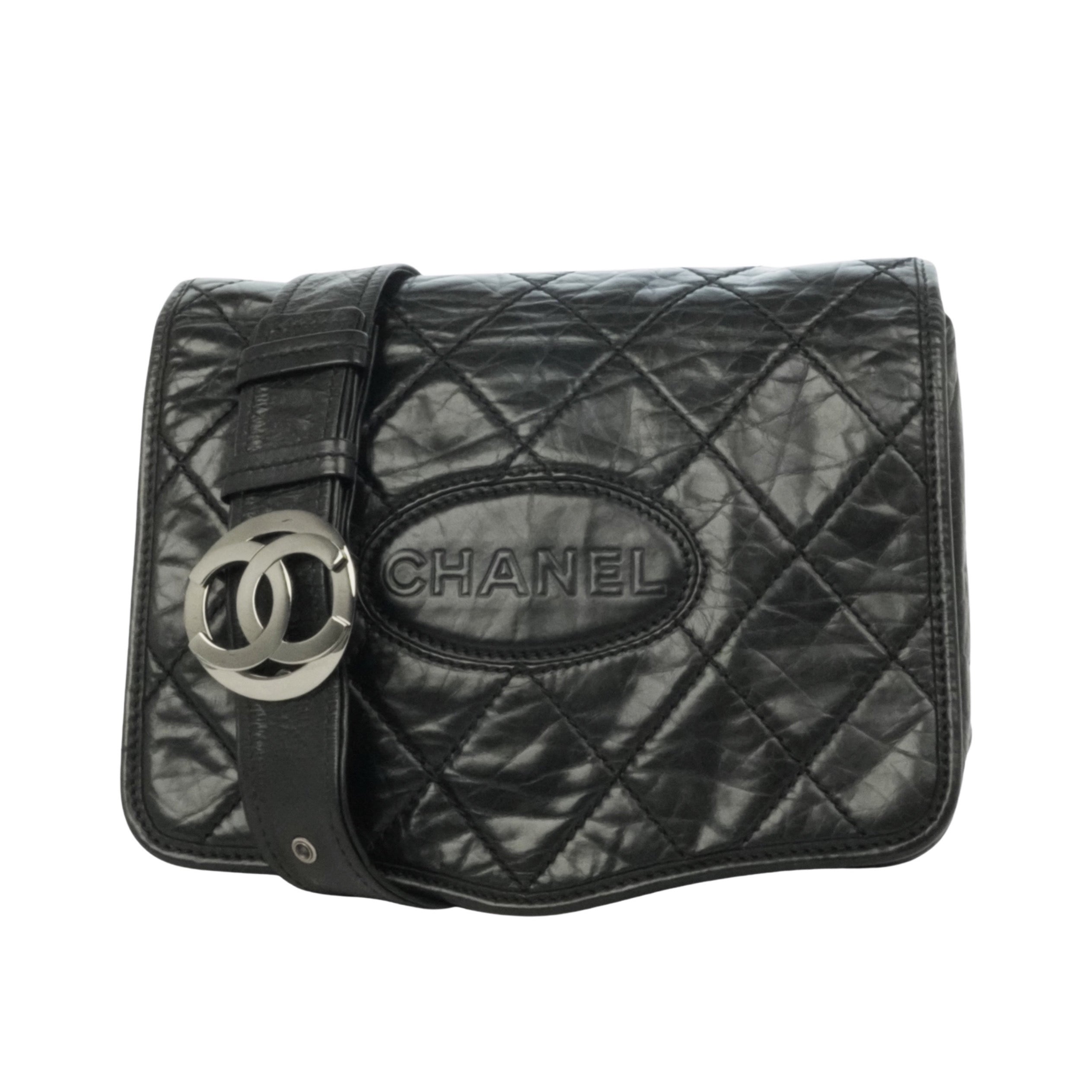 CHANEL 2005-2006 Matelassé Wild Stitch Shoulder Bag