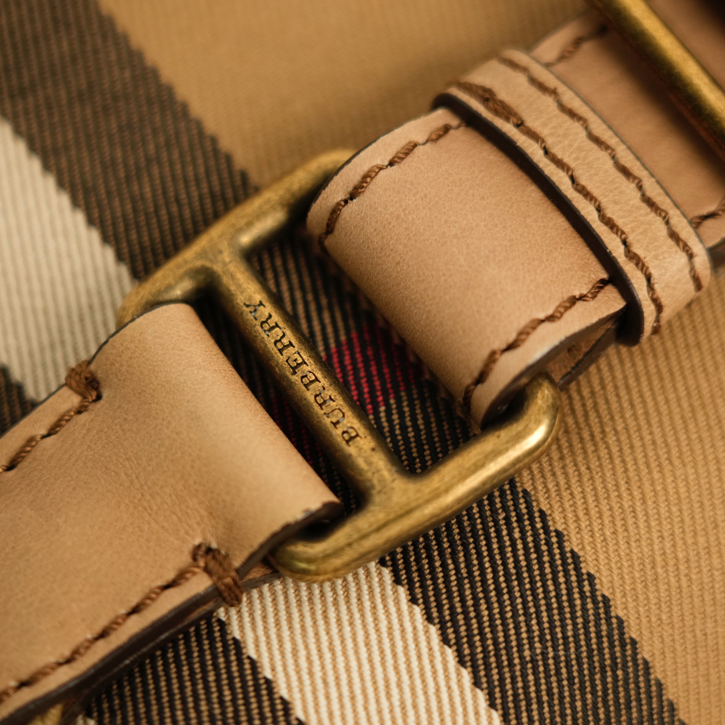 BURBERRY Nova Check Shoulder Bag
