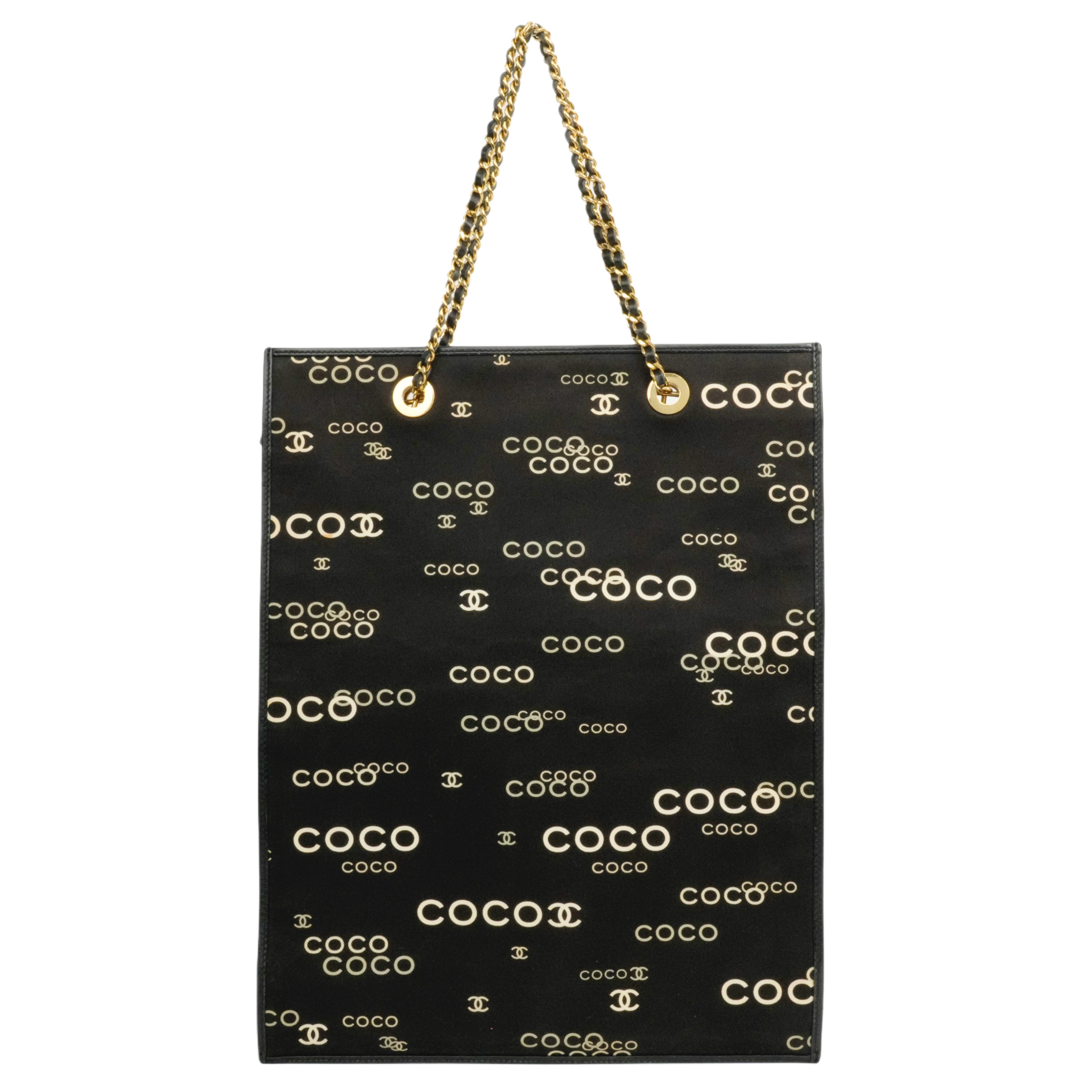 CHANEL 2002-2003 Coco Chain Tote Bag