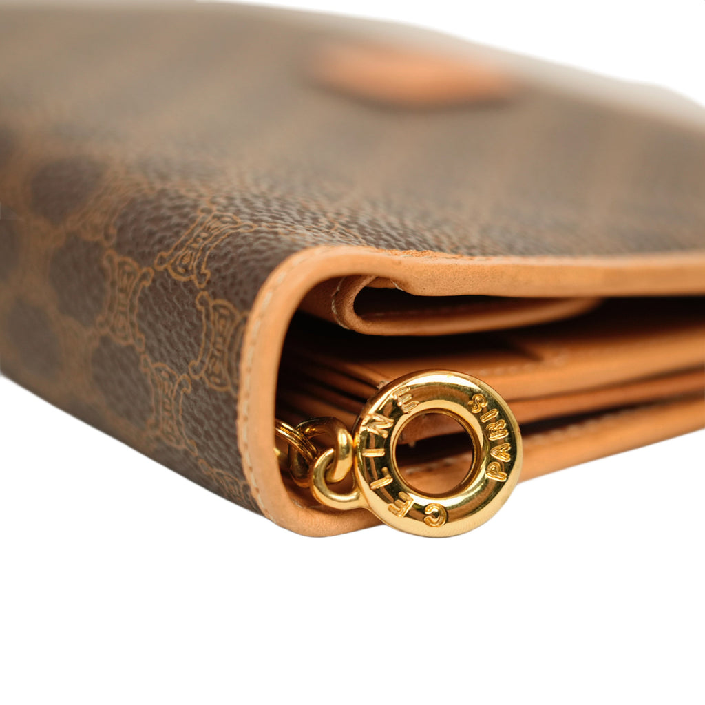 CELINE Macadam Bi-Fold Long Wallet