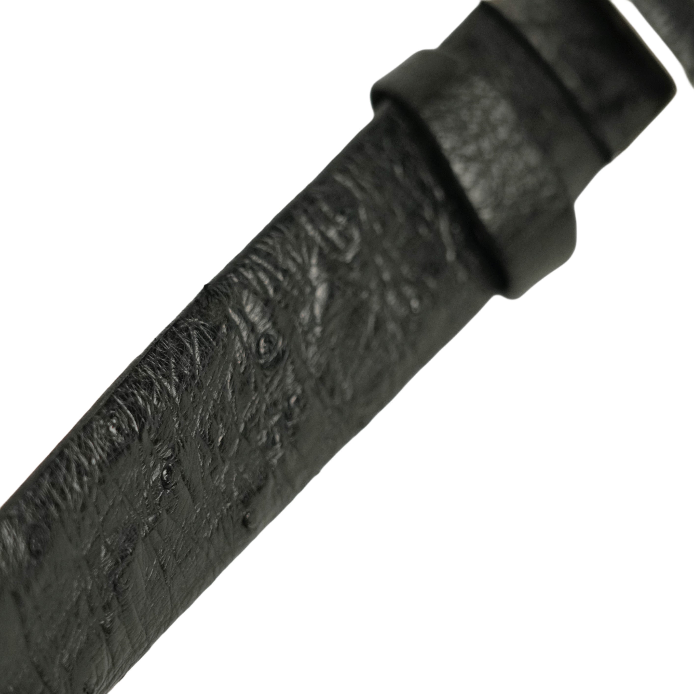 BALENCIAGA Ostrich Leather Belt