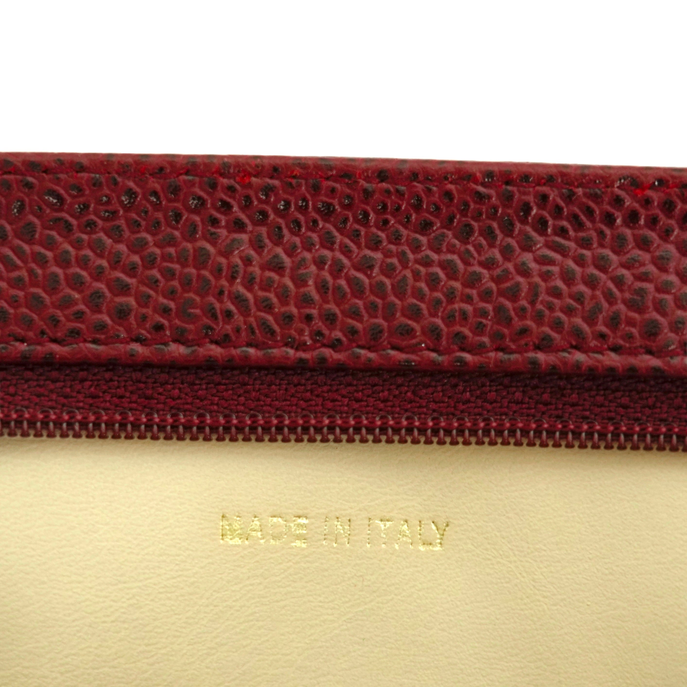 CHANEL Caviar Skin Coco Mark Pouch