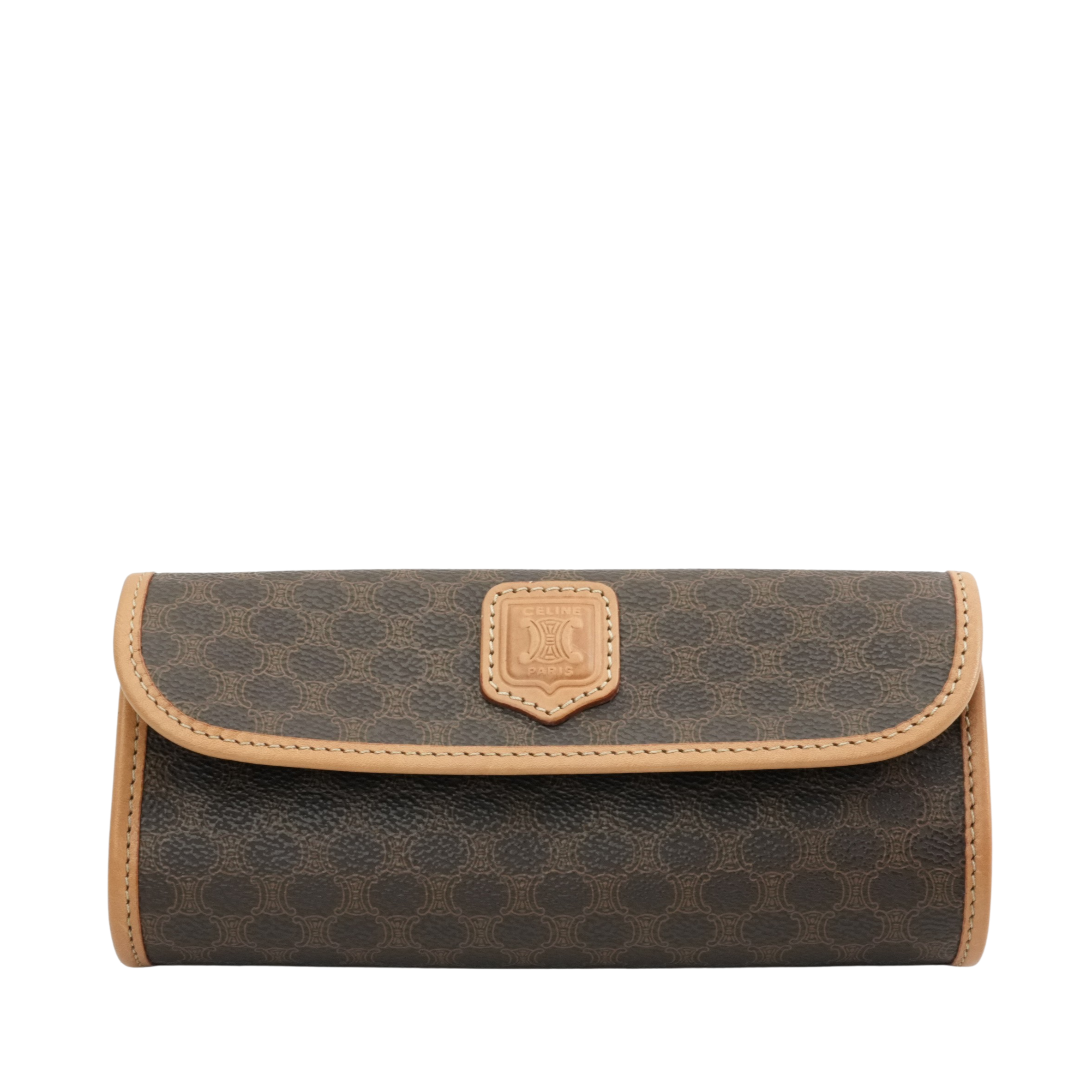 CELINE Macadam Leather Pouch