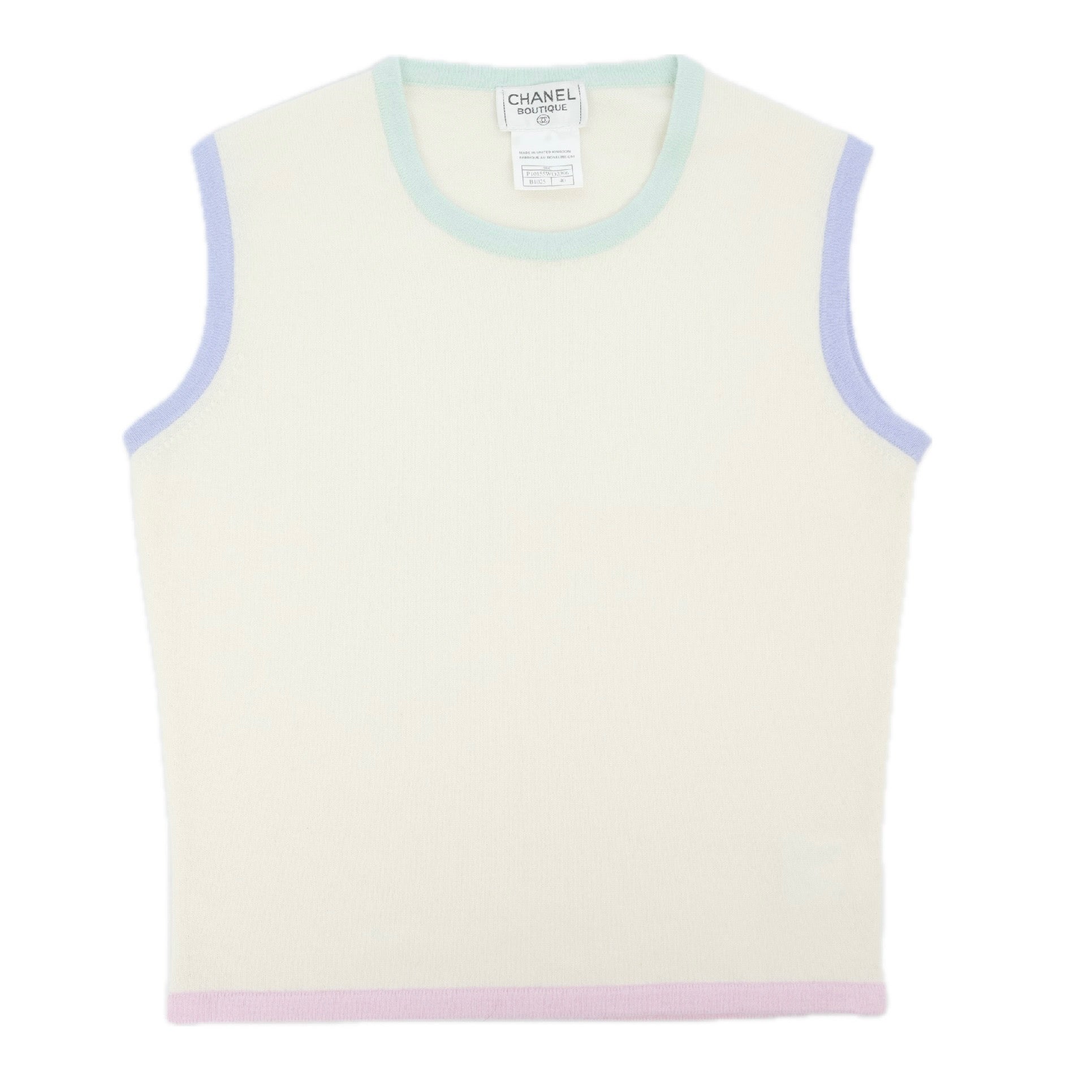 CHANEL 1998 Ensemble Knit Cashmere Size 40 Top