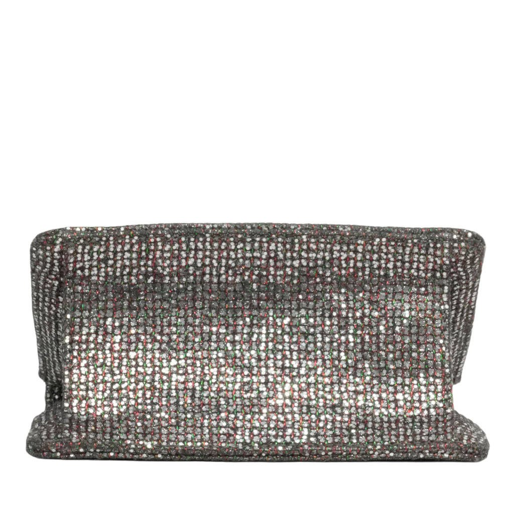 CHANEL 2010-2011 Matelassé 2.55 Chain Sequin Mini Shoulder Bag