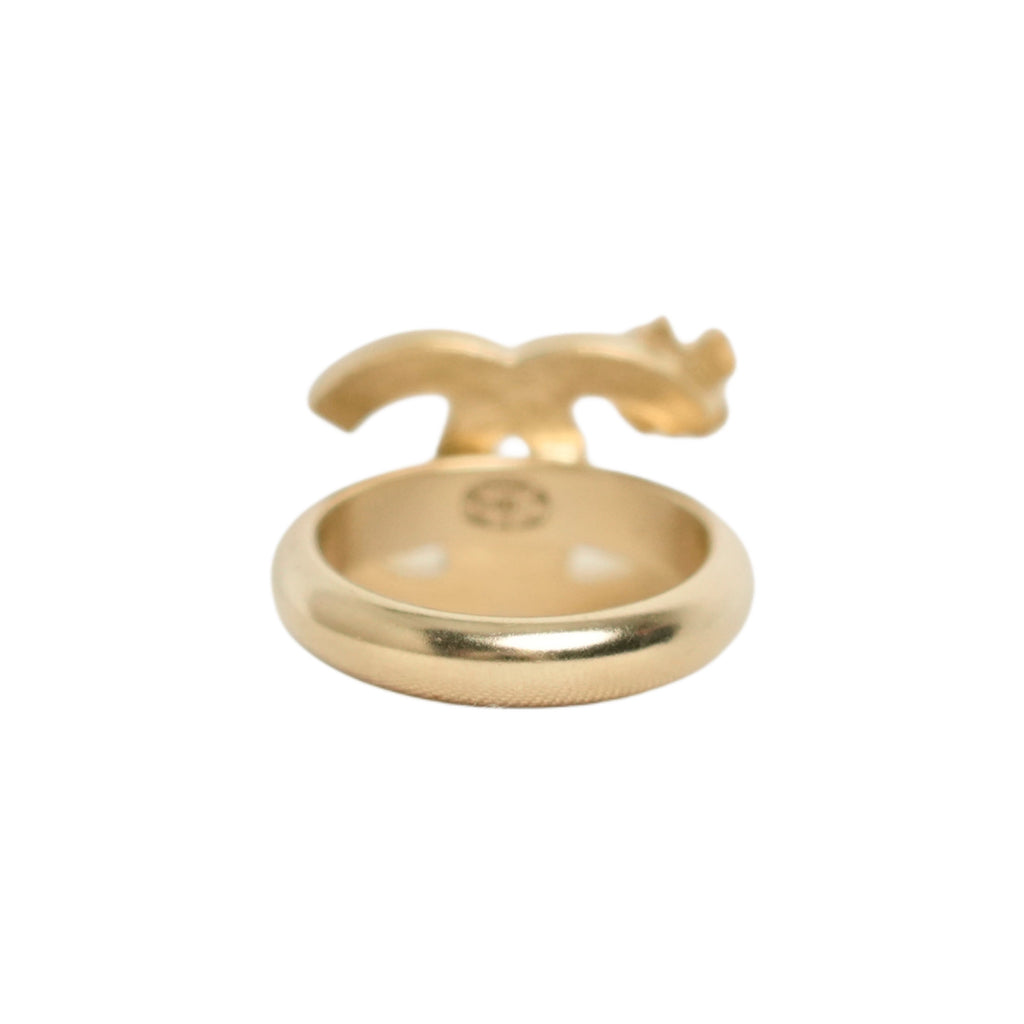 CHANEL Clover Coco Mark Ring