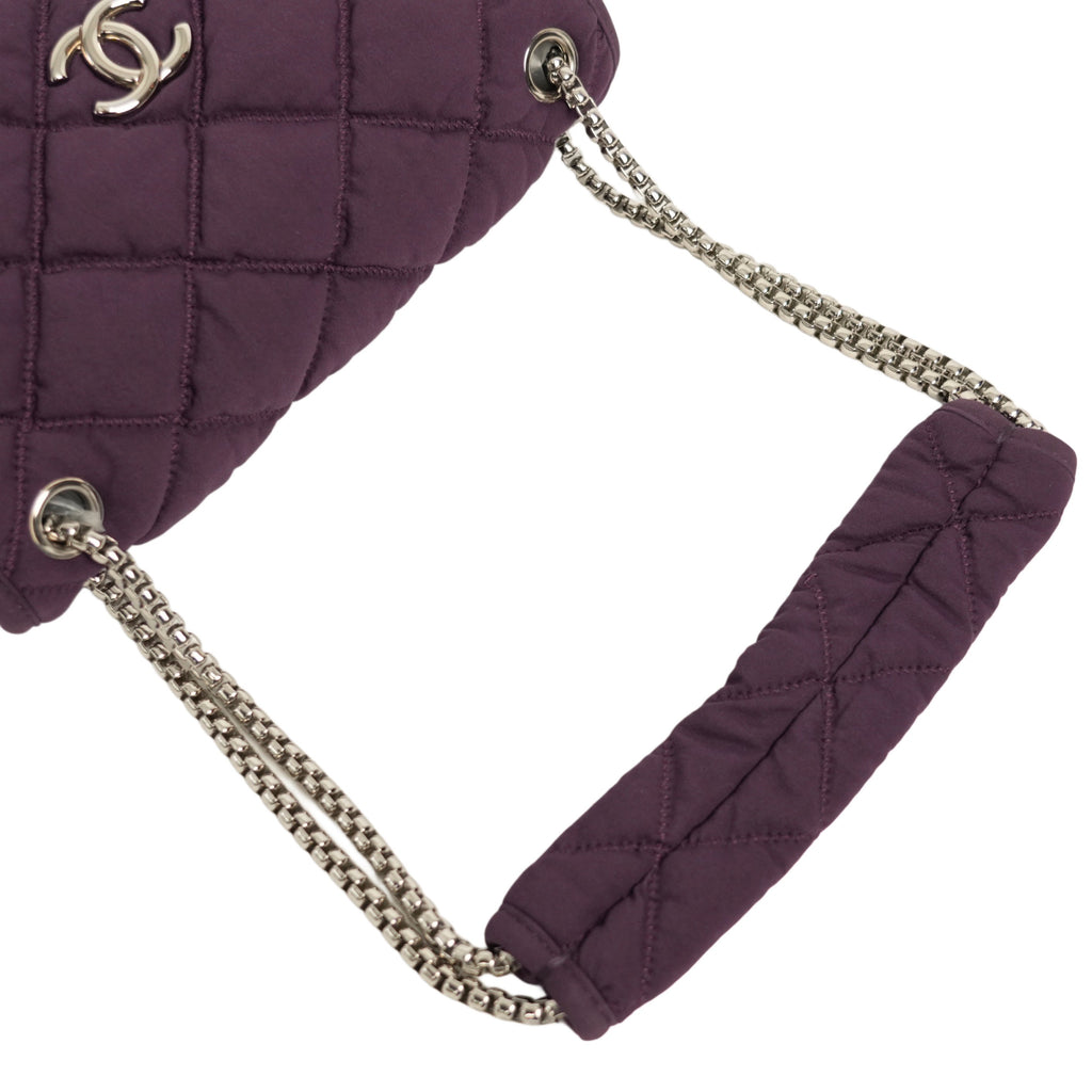 CHANEL 2008–2009 Matelassé Quilted Chain Shoulder Bag