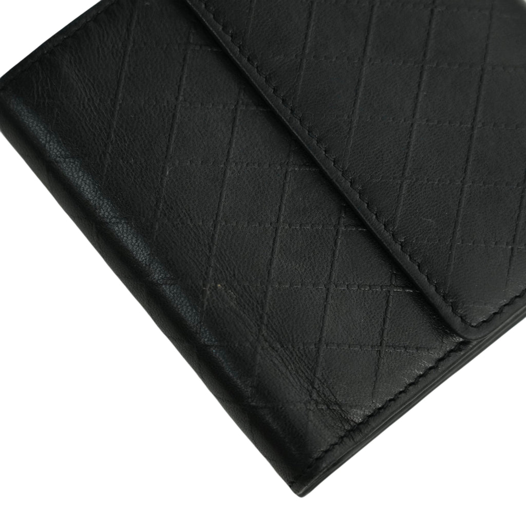 CHANEL 2004–2005 Ginza Limited Camellia Trifold Wallet