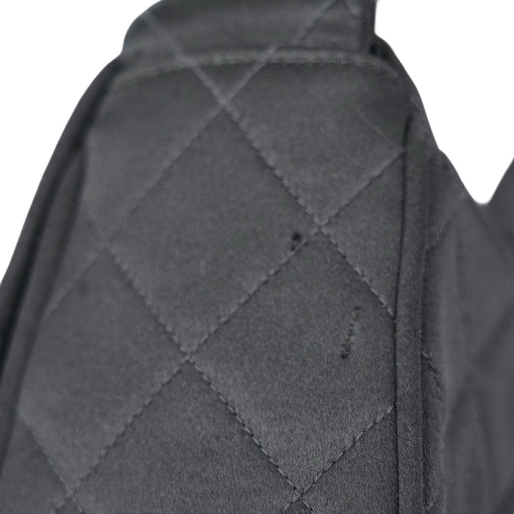CHANEL 1991-1994 Mini MatelasseSatin Shoulder bag