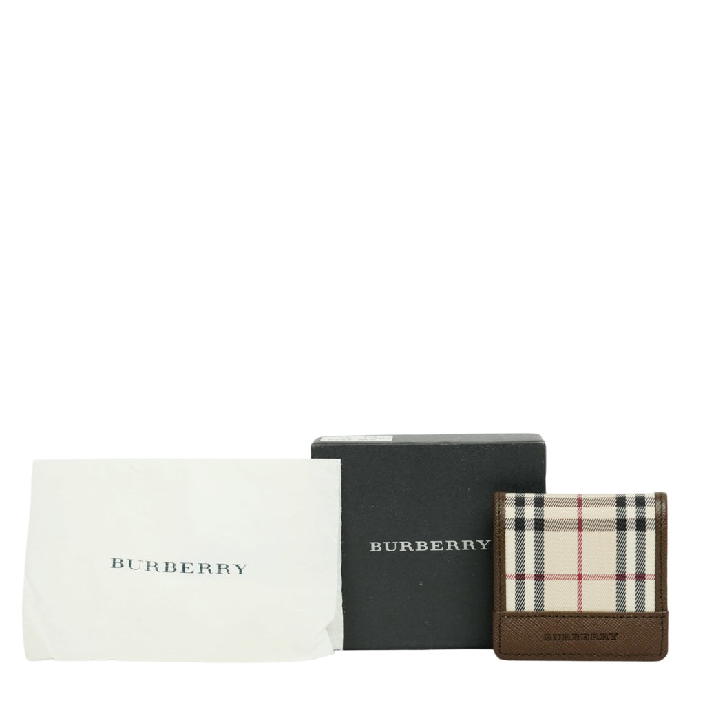 BURBERRY Nova Check Coin Case
