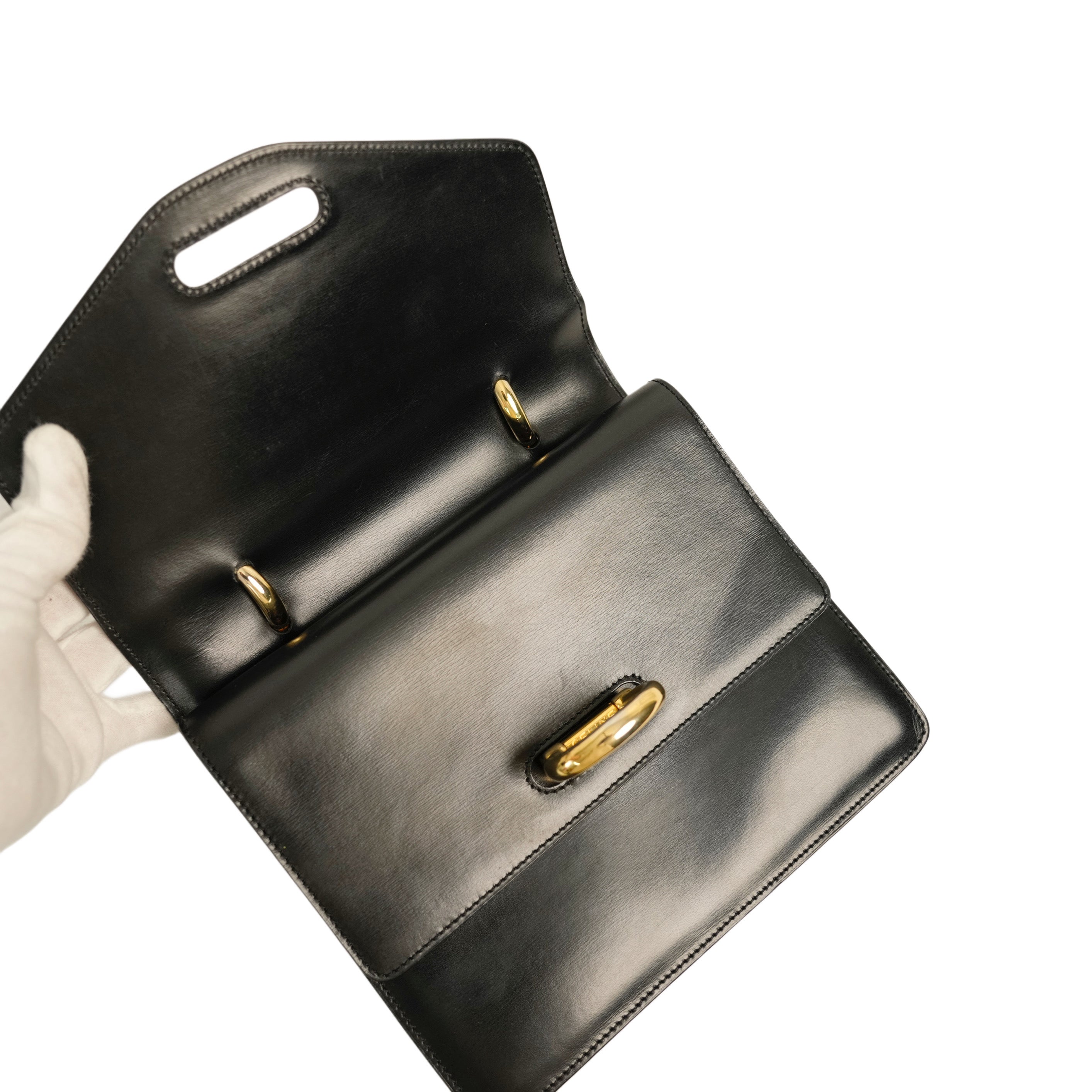 CELINE Double Flap Handbag