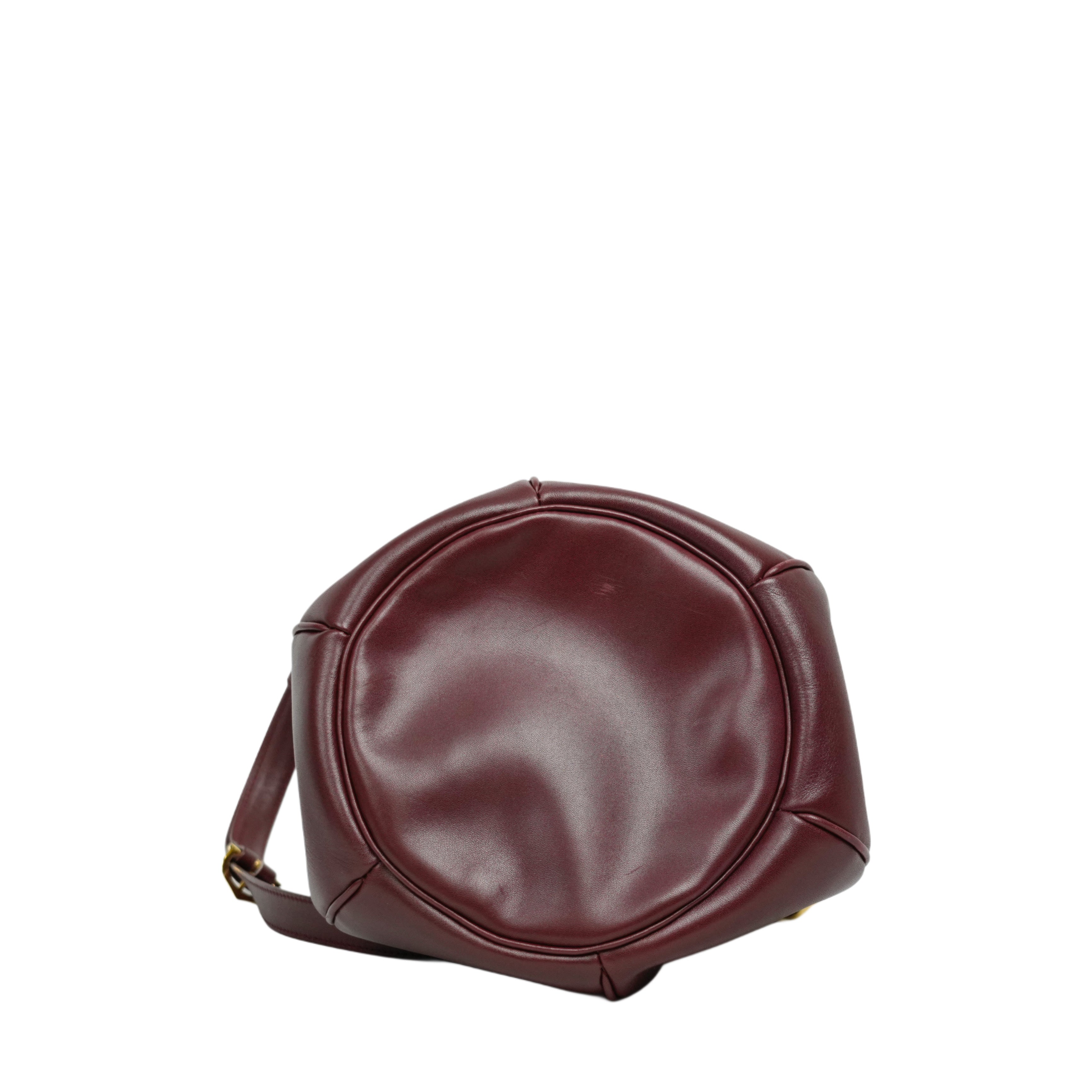 CARTIER Mustline Kinchaku-Type Shoulder Bag