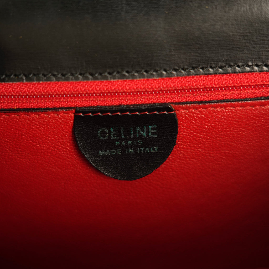 CELINE Double Flap Handbag