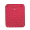 CHANEL 2011 Coco Mark Matelasse Lambskin iPad Case