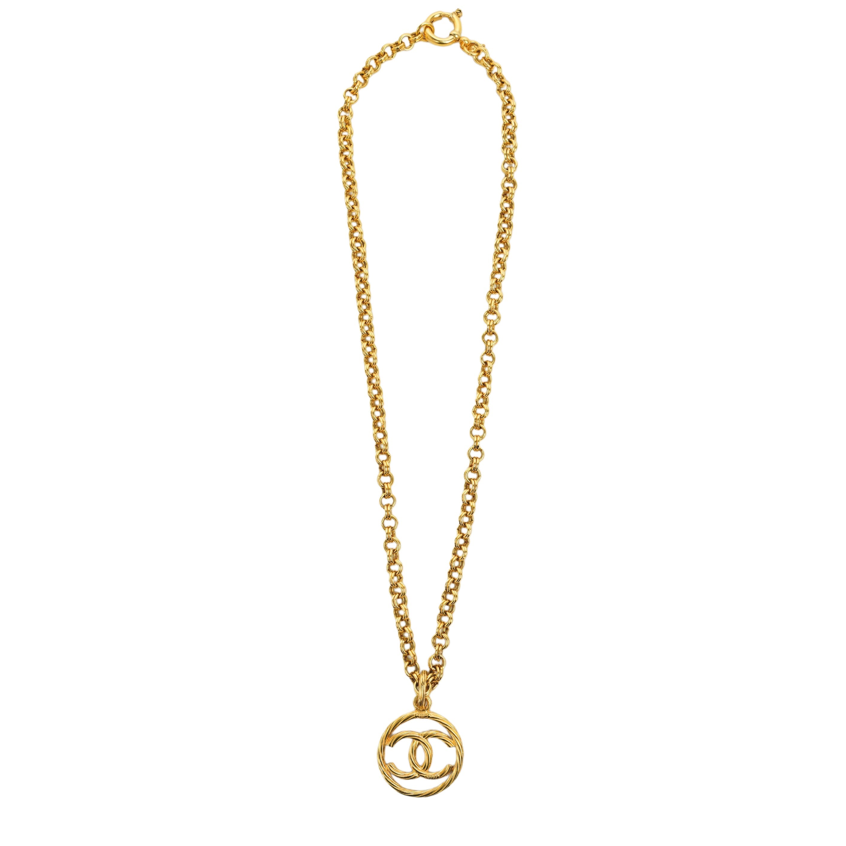 CHANEL Coco Mark Chain Necklace