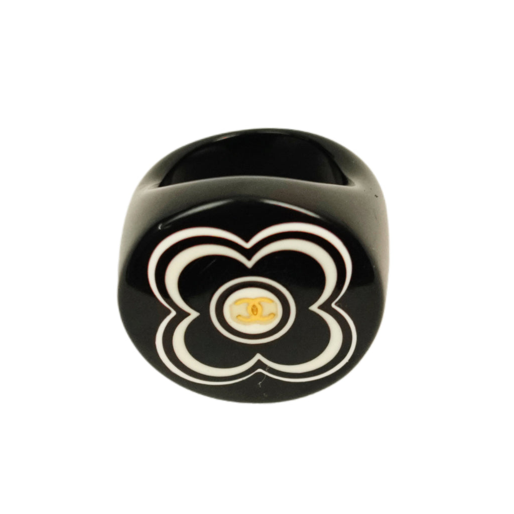 CHANEL Camellia Coco Mark Ring