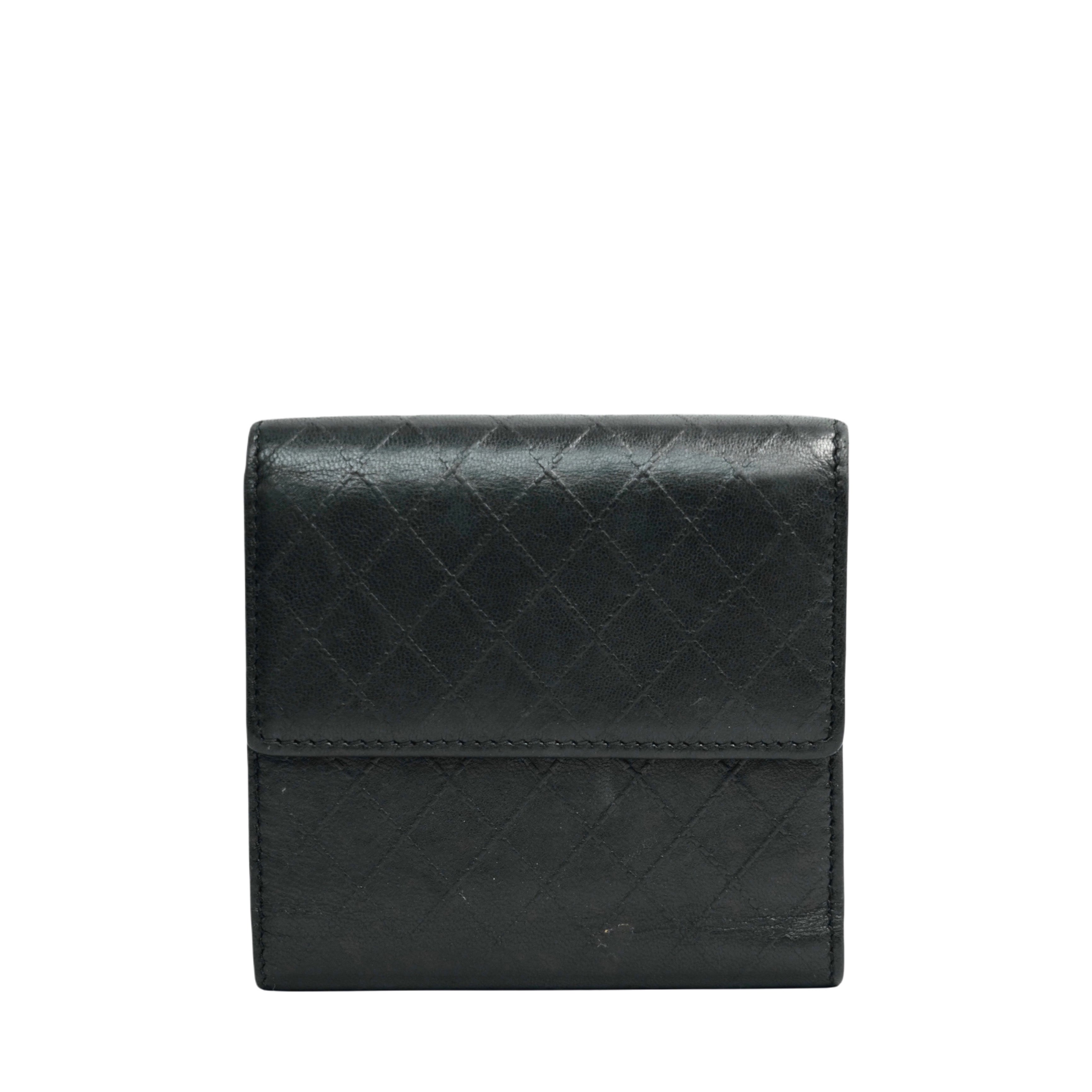 CHANEL 2004–2005 Ginza Limited Camellia Trifold Wallet