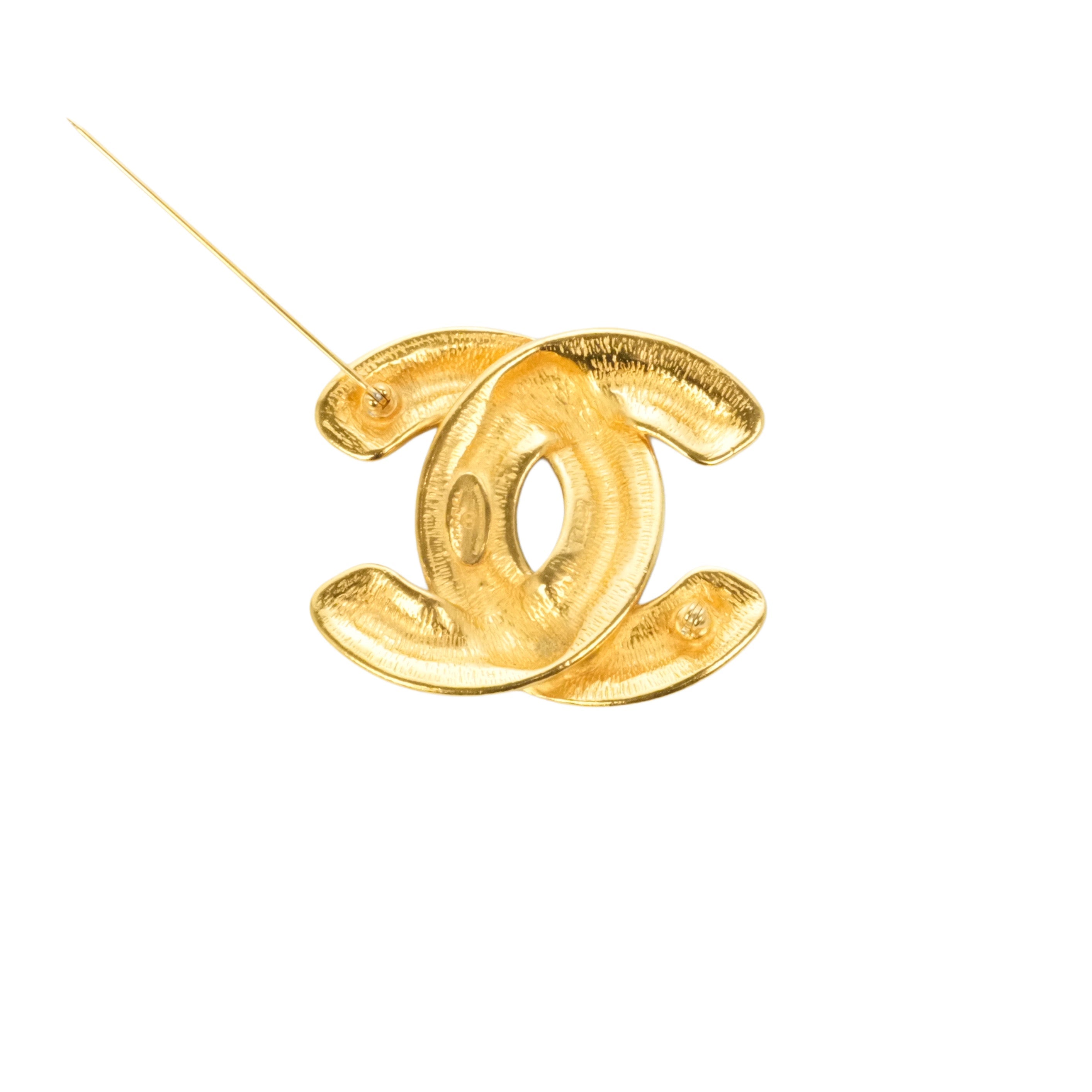 CHANEL Coco Mark Matelassé Brooch