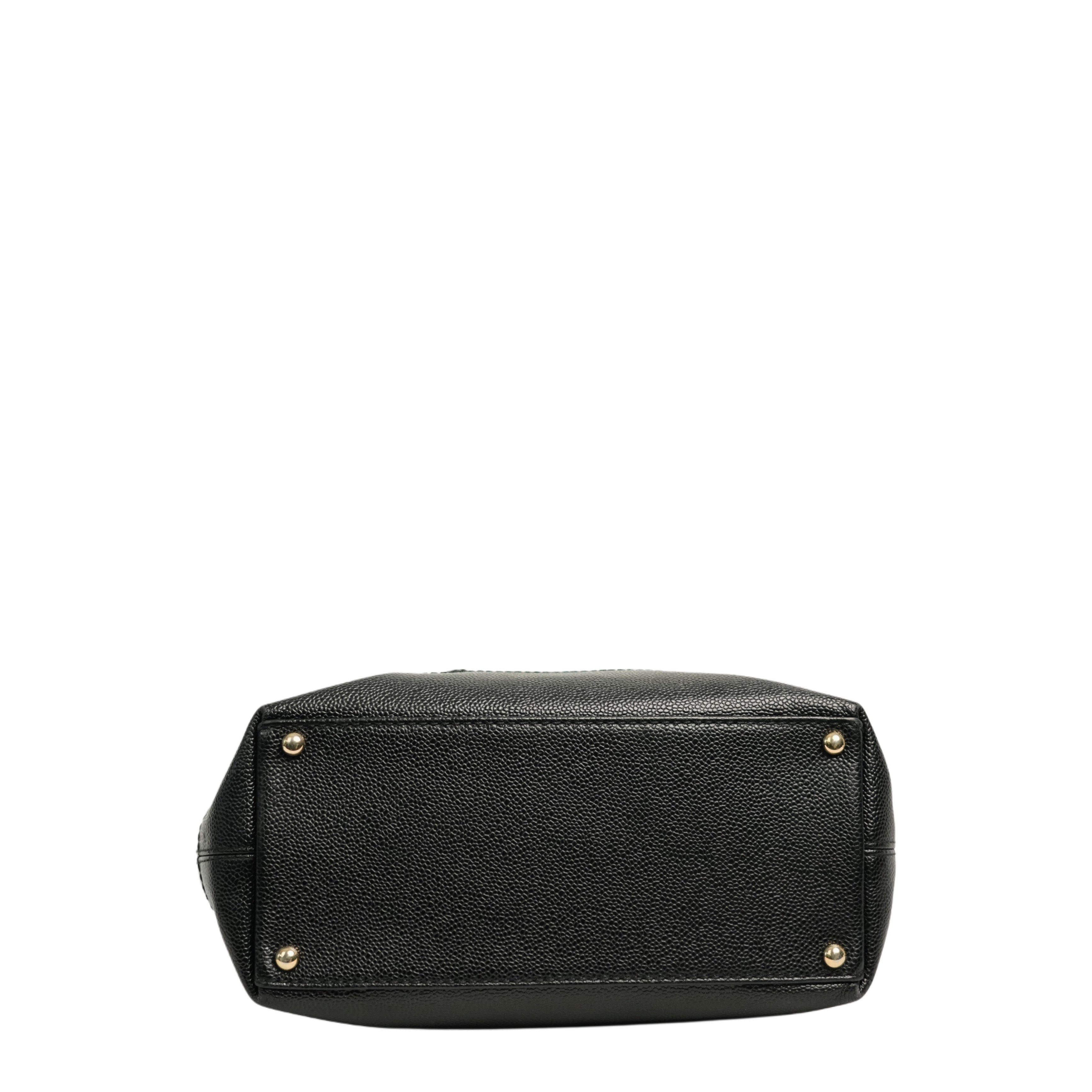 CHANEL 2002–2003 Coco Mark Caviar Skin Handbag