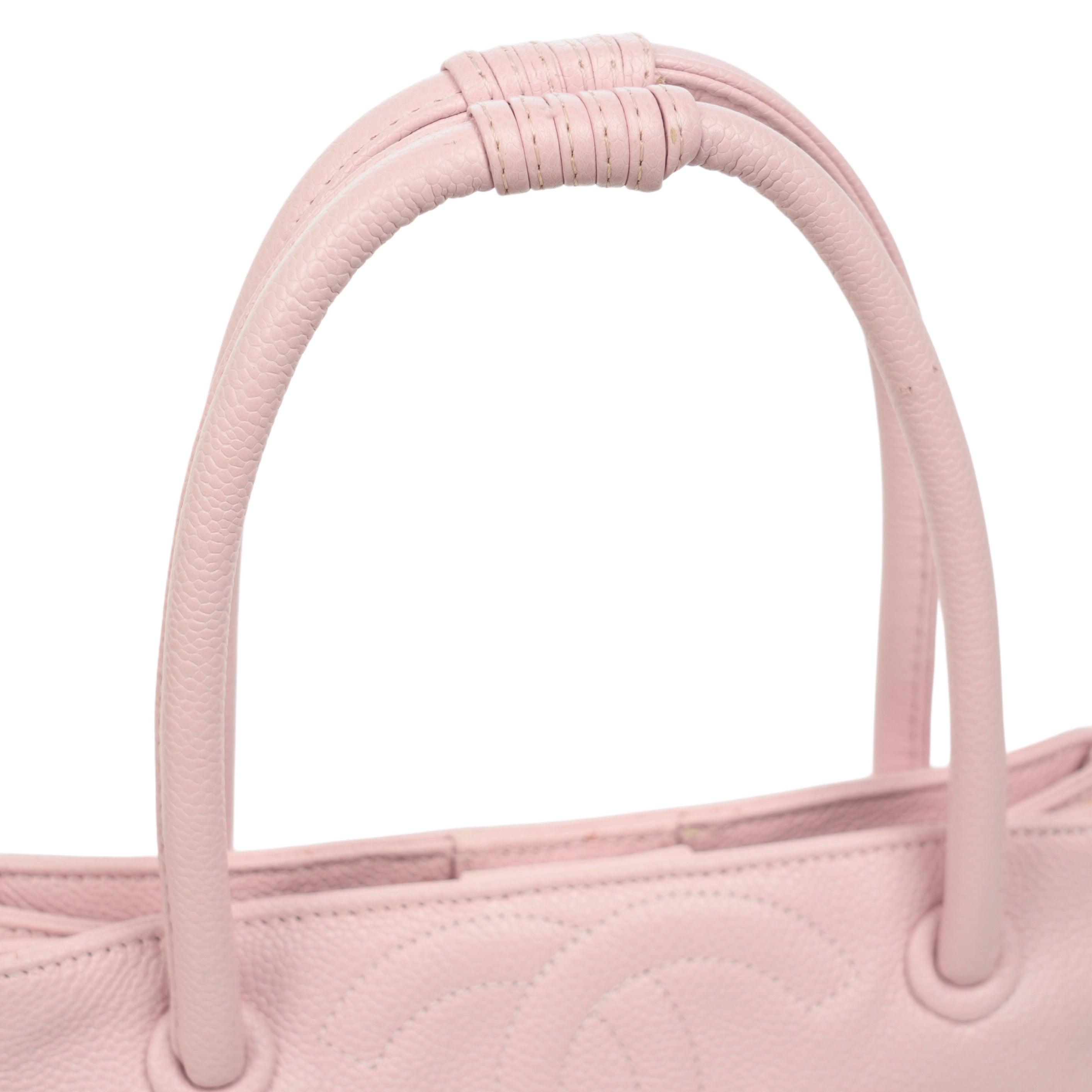 CHANEL 2004–2005 Triple Coco Caviar Leather Handbag