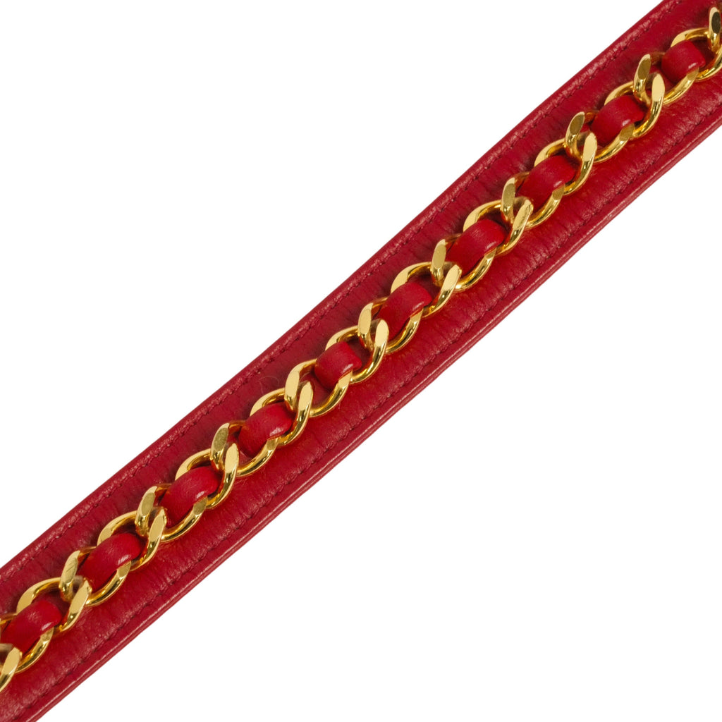 CHANEL Coco Mark Chain Buckle Belt