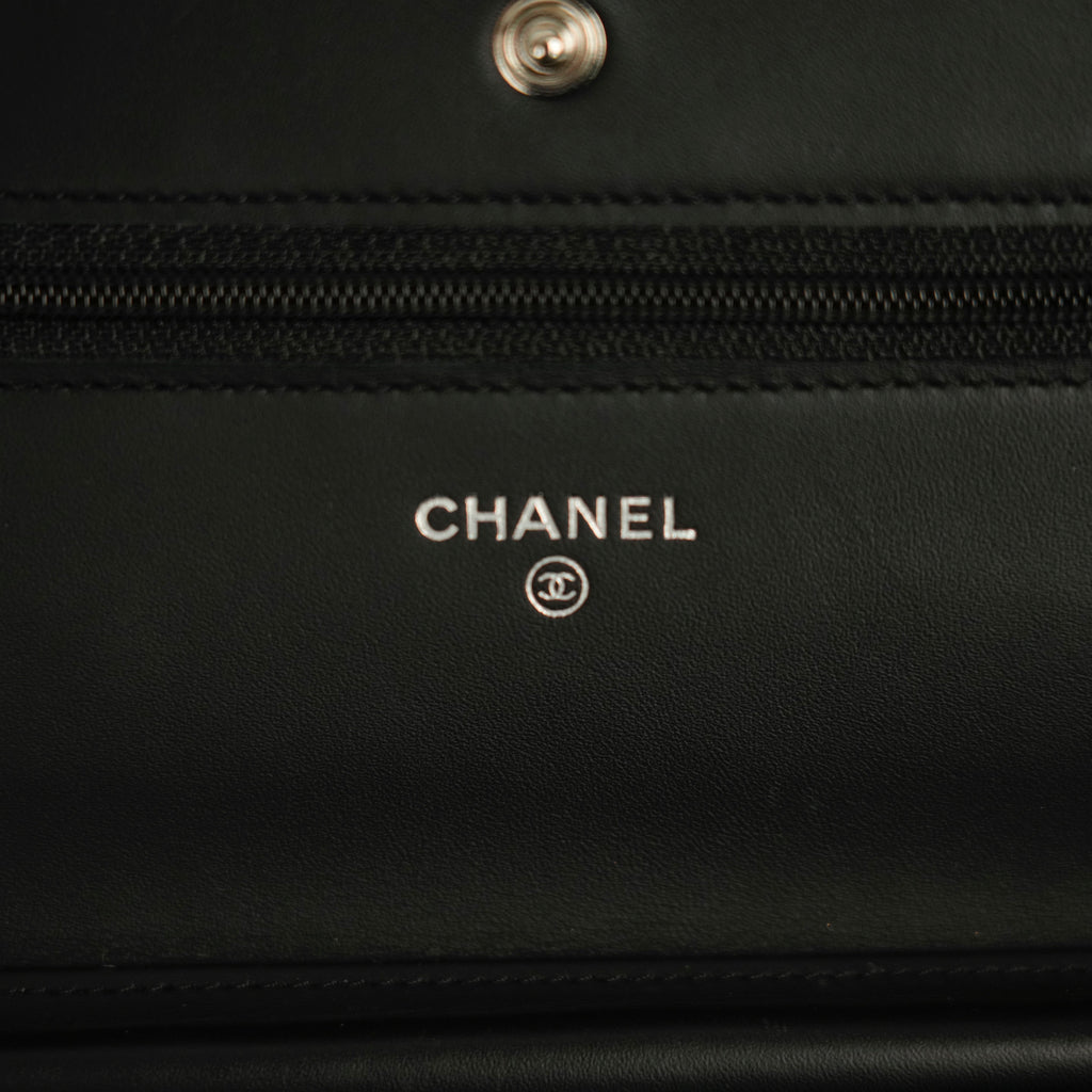 CHANEL Coco Mark Caviar Skin Shoulder Bag