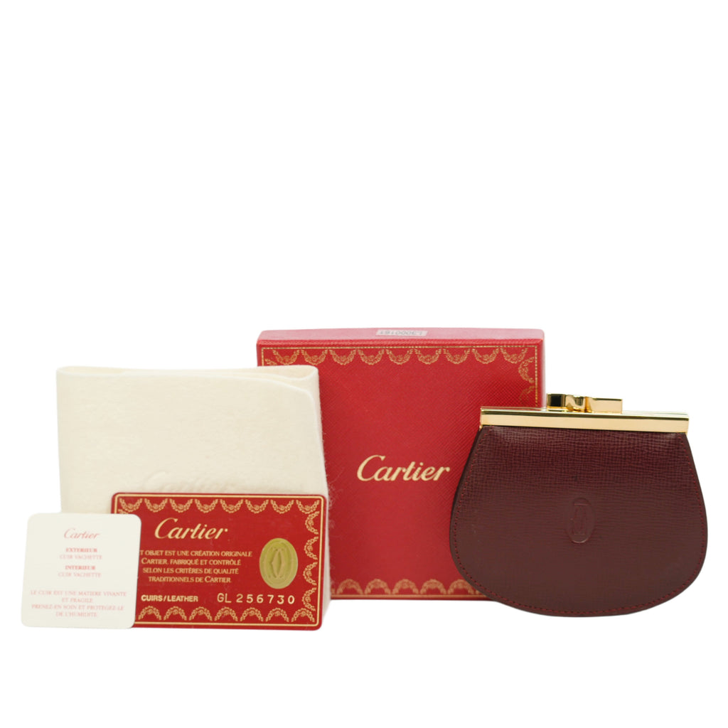 CARTIER Must Line Kiss-lock Coin Case