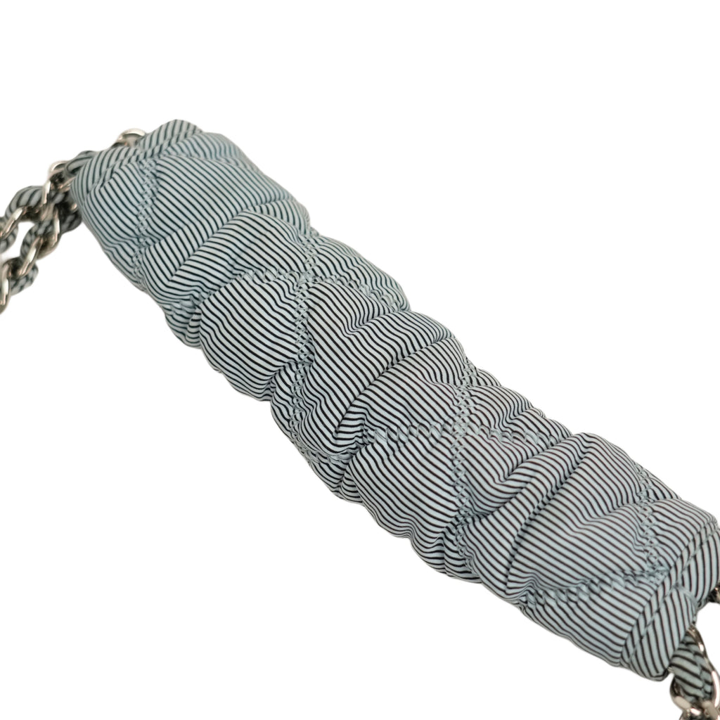 CHANEL 2009–2010 Coco Mark Bubble Quilted Chain Shoulder Bag