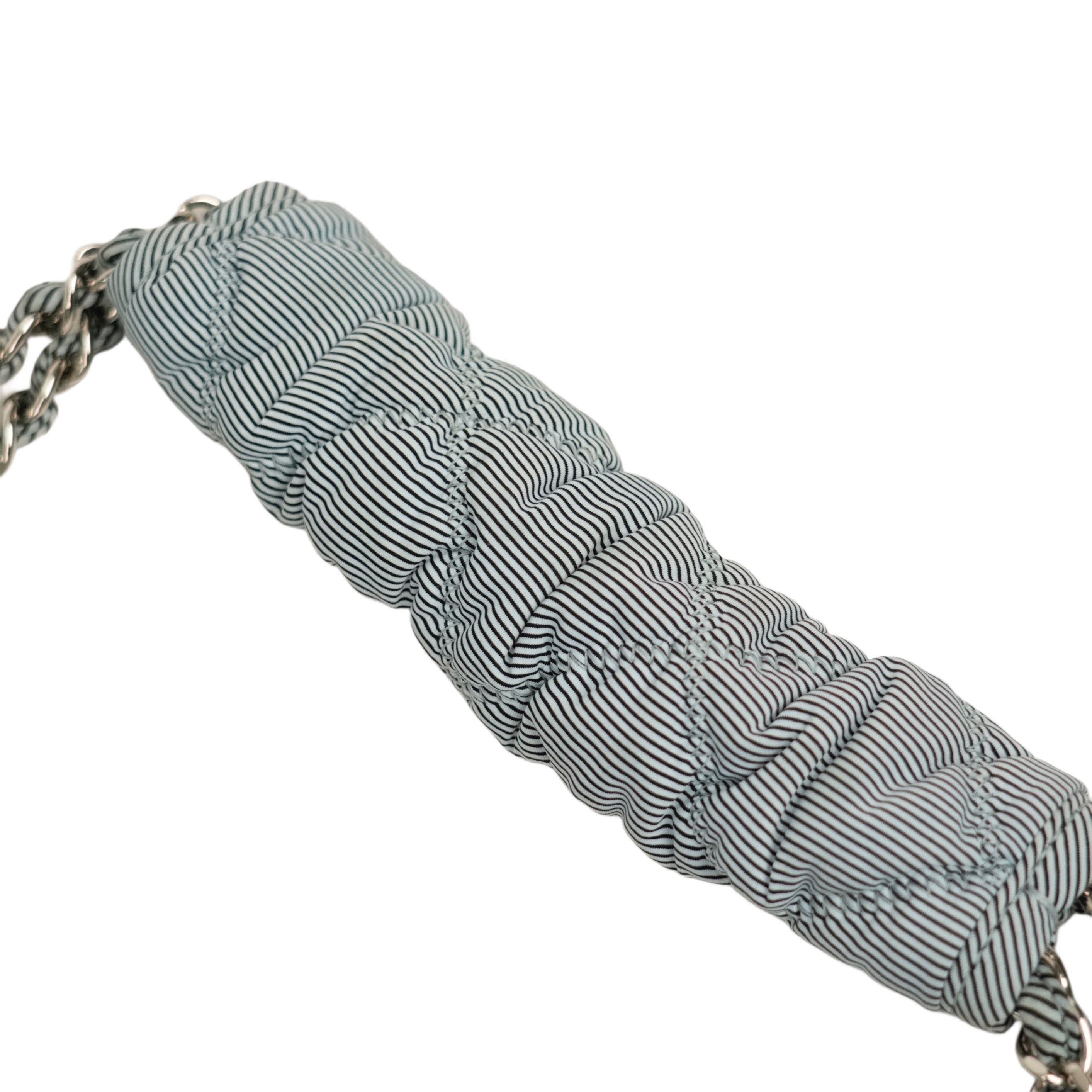 CHANEL 2009–2010 Coco Mark Bubble Quilted Chain Shoulder Bag