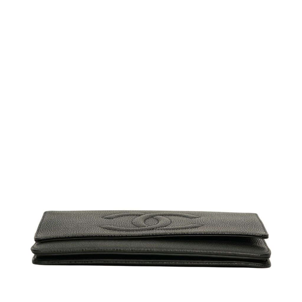 CHANEL Coco Mark Caviar Skin Shoulder Bag