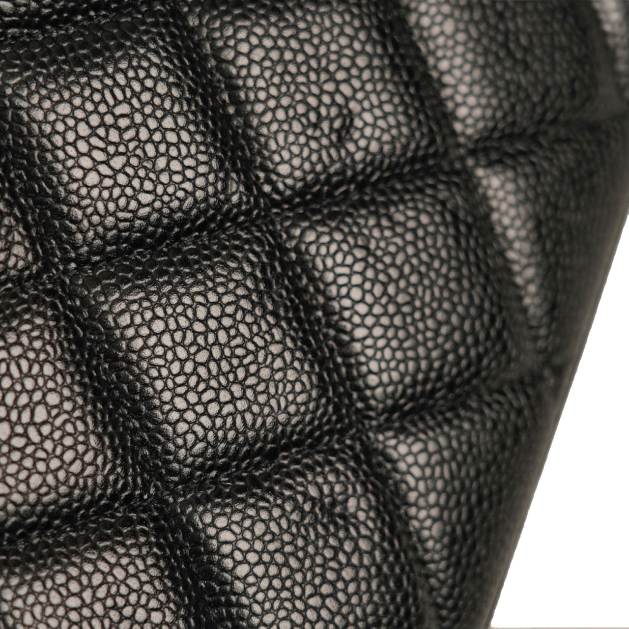 CHANEL 1994–1996 Coco Mark Matelassé Caviar Skin Shoulder Bag