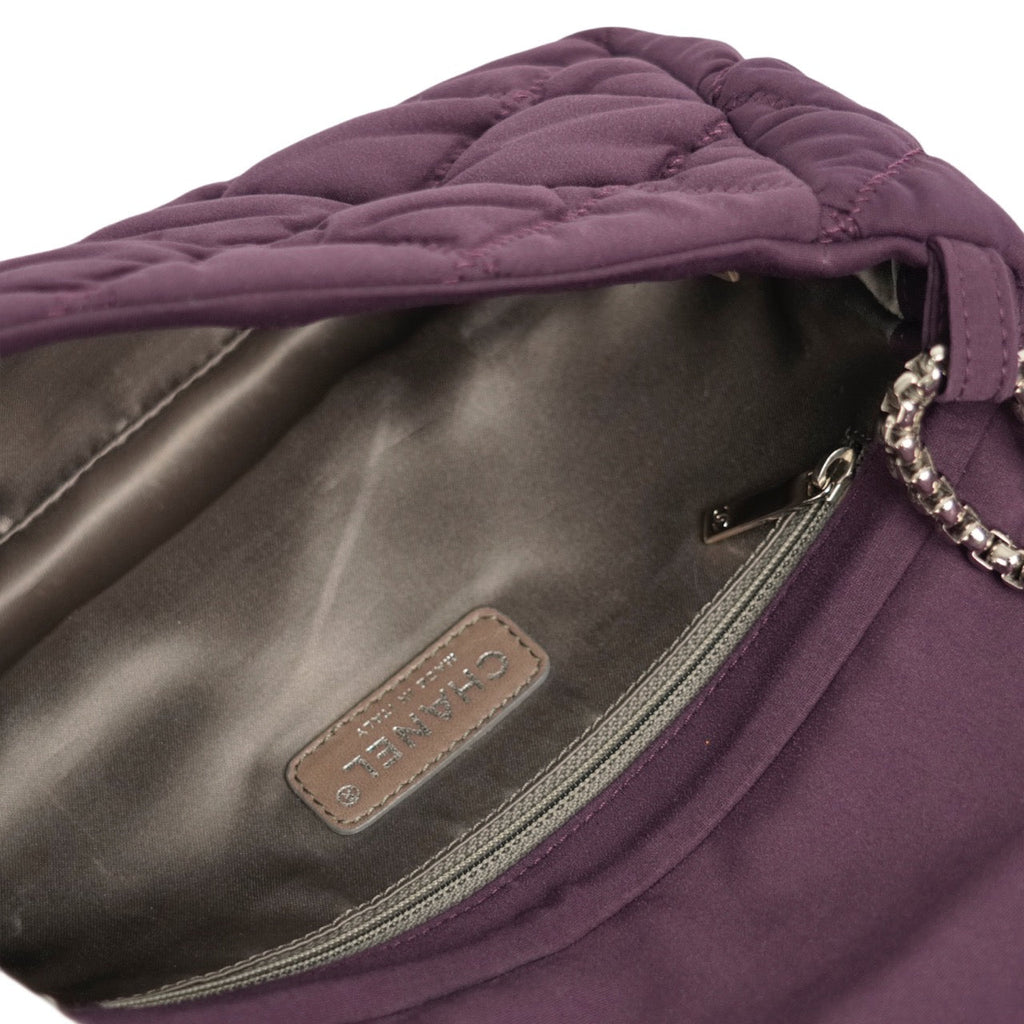 CHANEL 2008–2009 Matelassé Quilted Chain Shoulder Bag